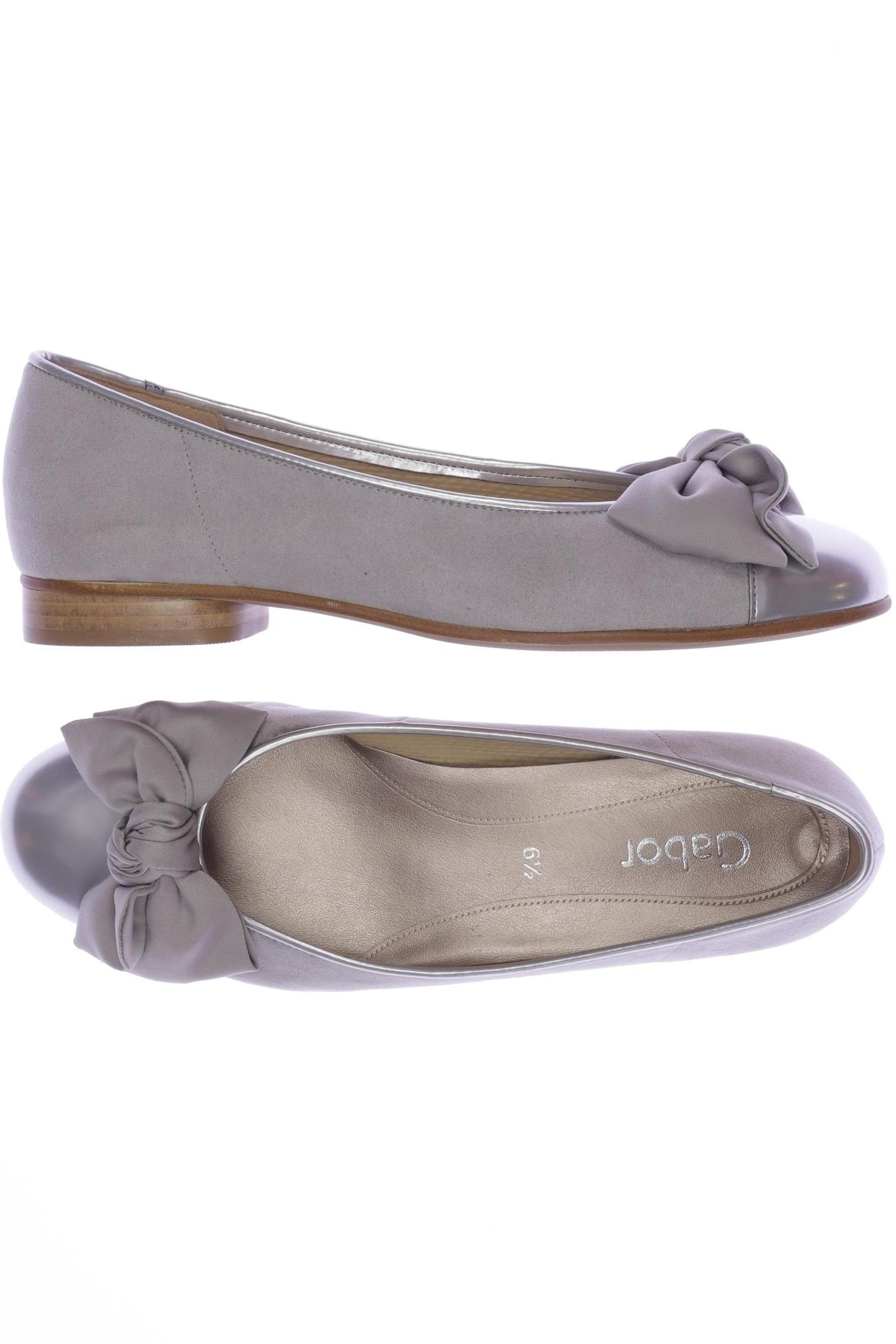

Gabor Damen Ballerinas, silber, Gr. 6.5