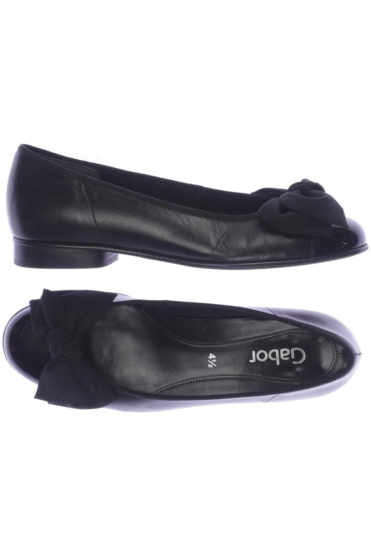 

Gabor Damen Ballerinas, schwarz, Gr. 4.5