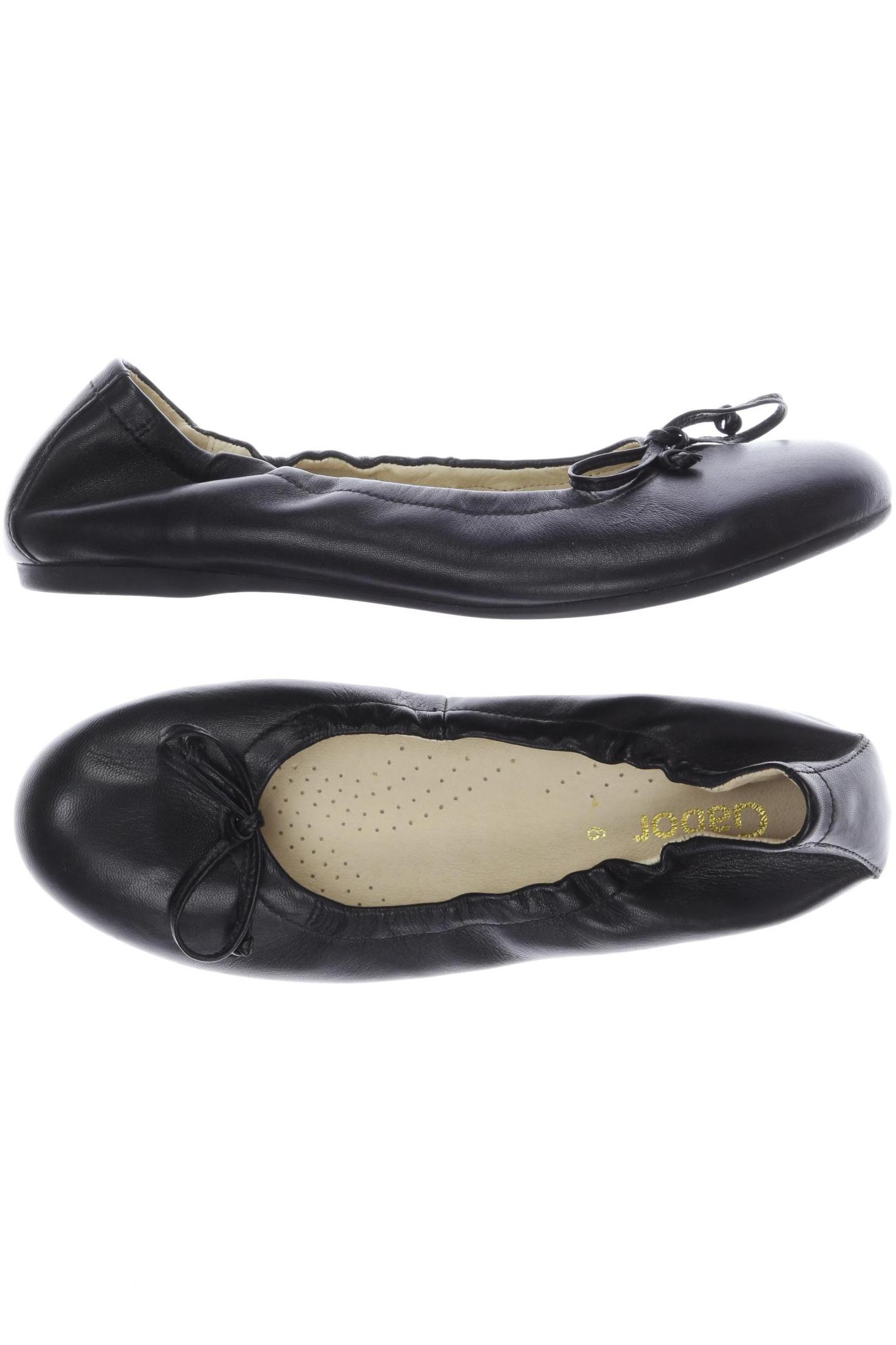 

Gabor Damen Ballerinas, schwarz, Gr. 6