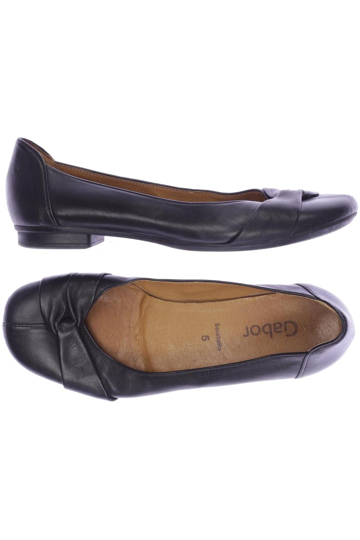 

Gabor Damen Ballerinas, schwarz, Gr. 5