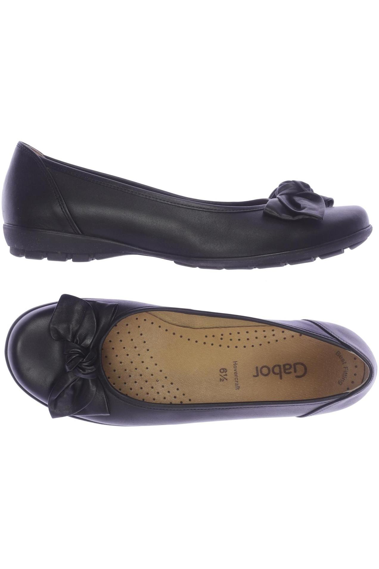 

Gabor Damen Ballerinas, schwarz, Gr. 6.5