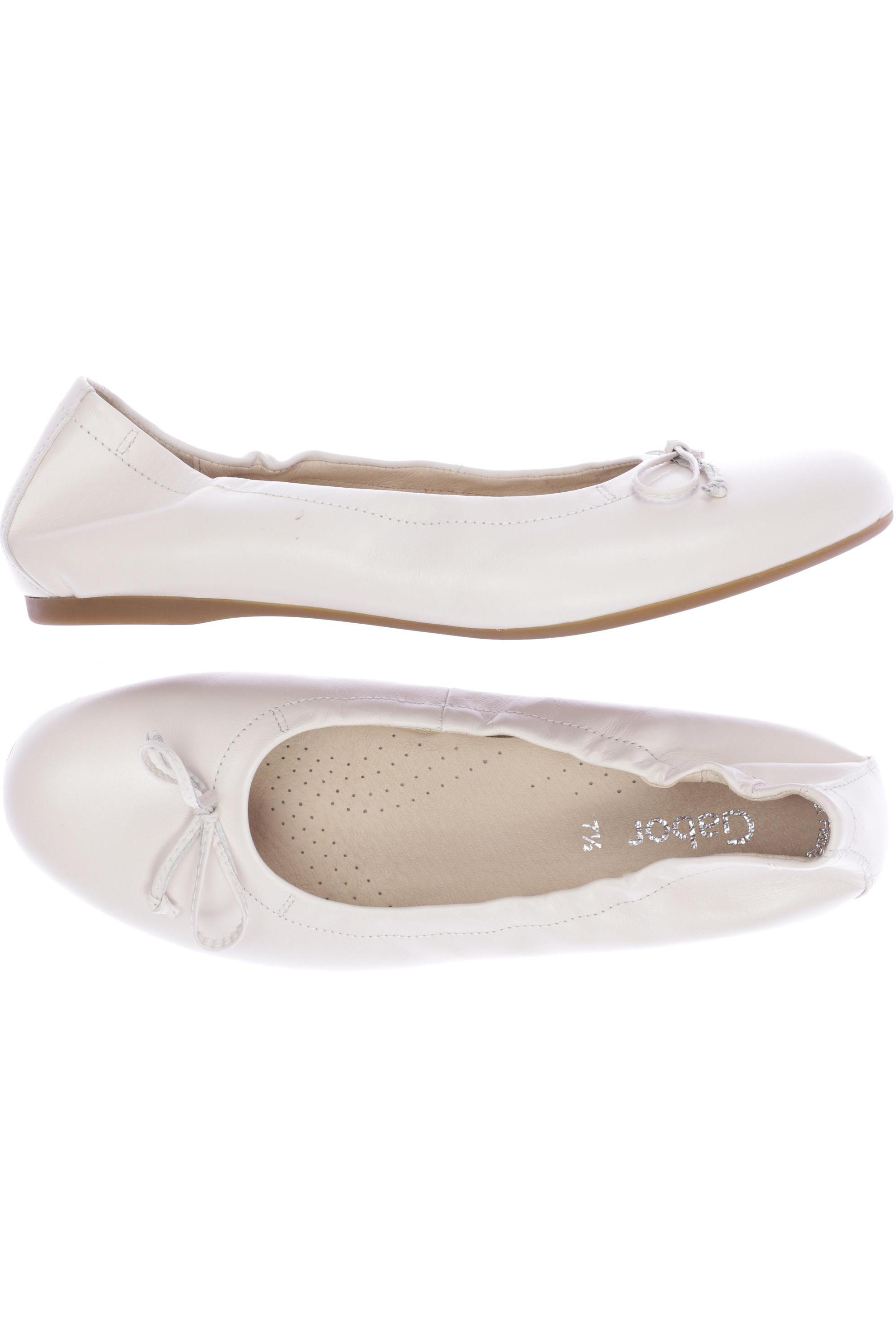 

Gabor Damen Ballerinas, cremeweiß, Gr. 7.5