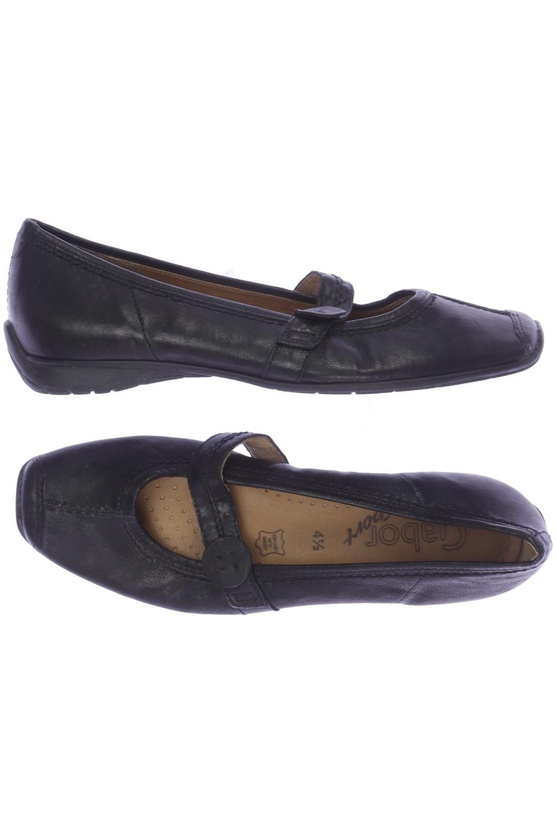 

Gabor Damen Ballerinas, schwarz, Gr. 4.5