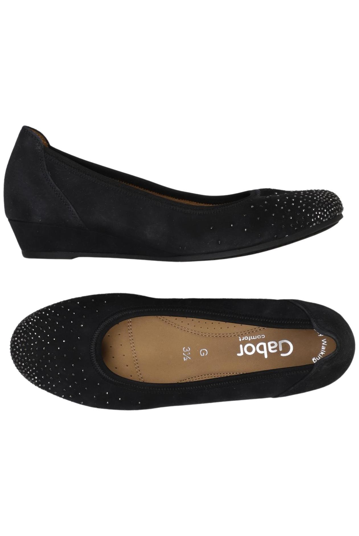 

Gabor Damen Ballerinas, schwarz, Gr. 3.5