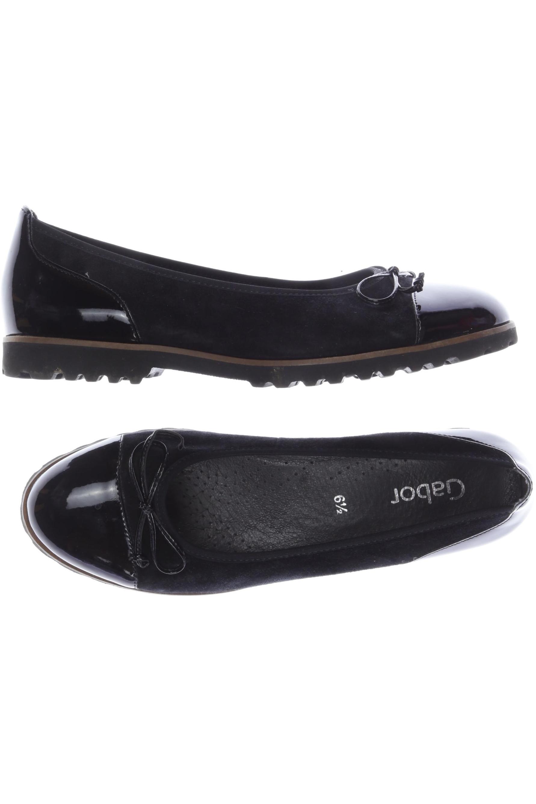 

Gabor Damen Ballerinas, schwarz, Gr. 6.5