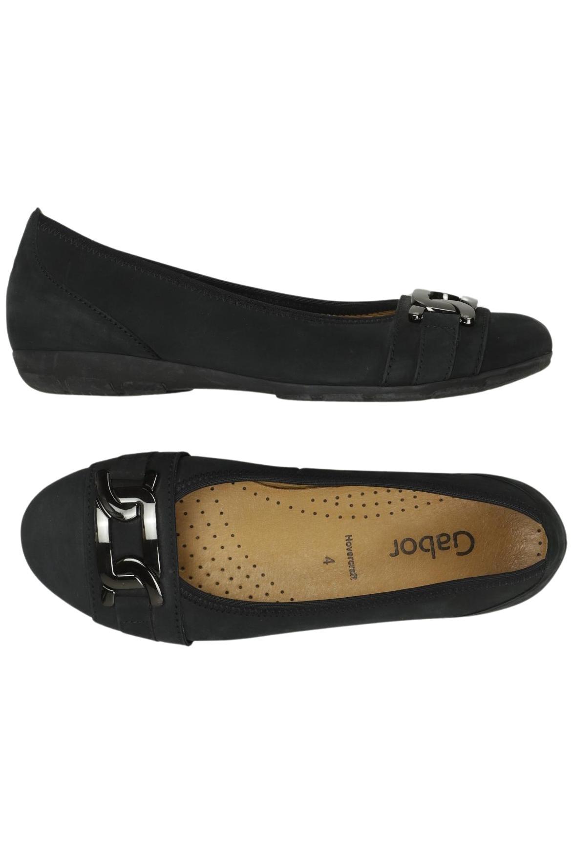 

Gabor Damen Ballerinas, schwarz, Gr. 4