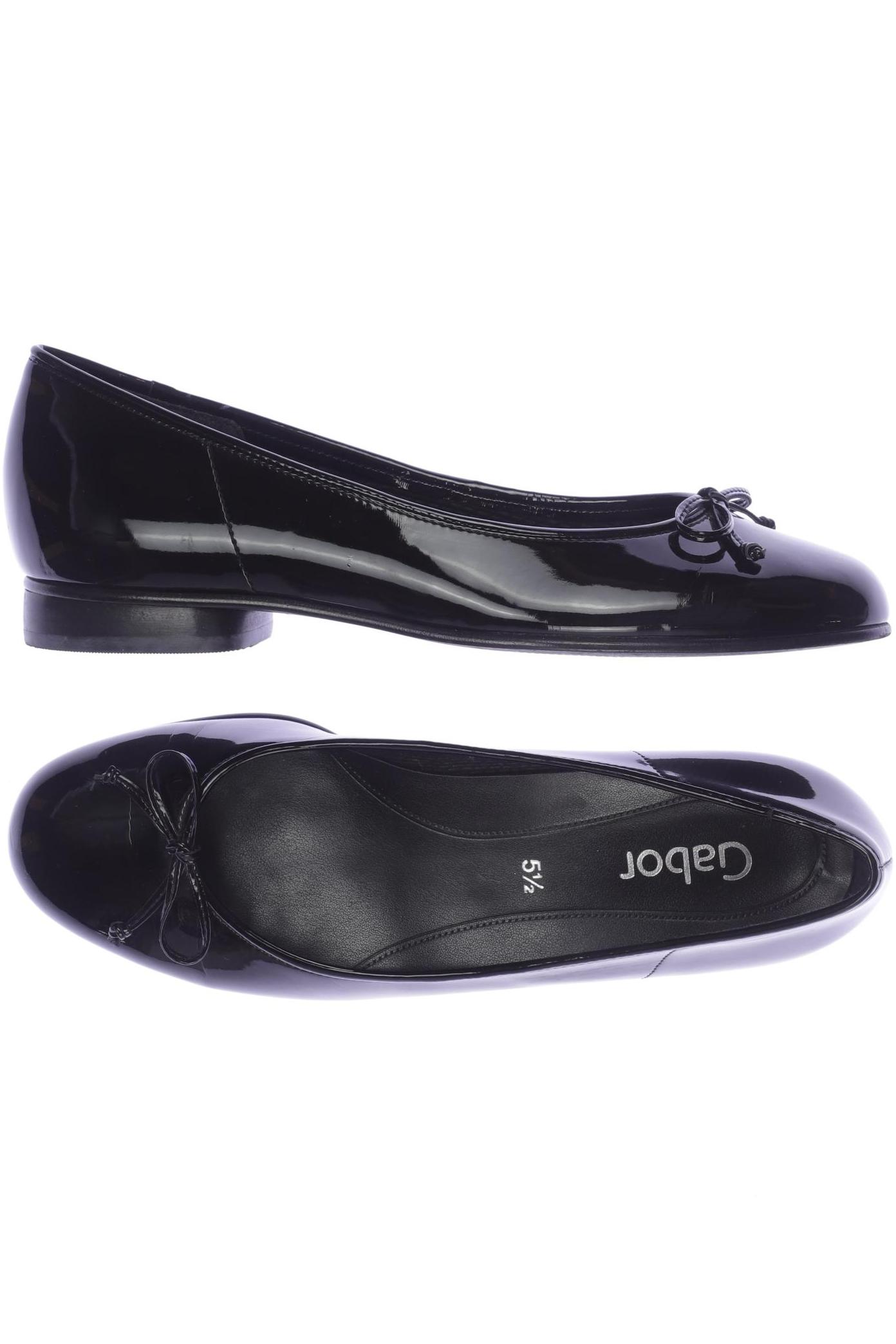 

Gabor Damen Ballerinas, schwarz, Gr. 5.5