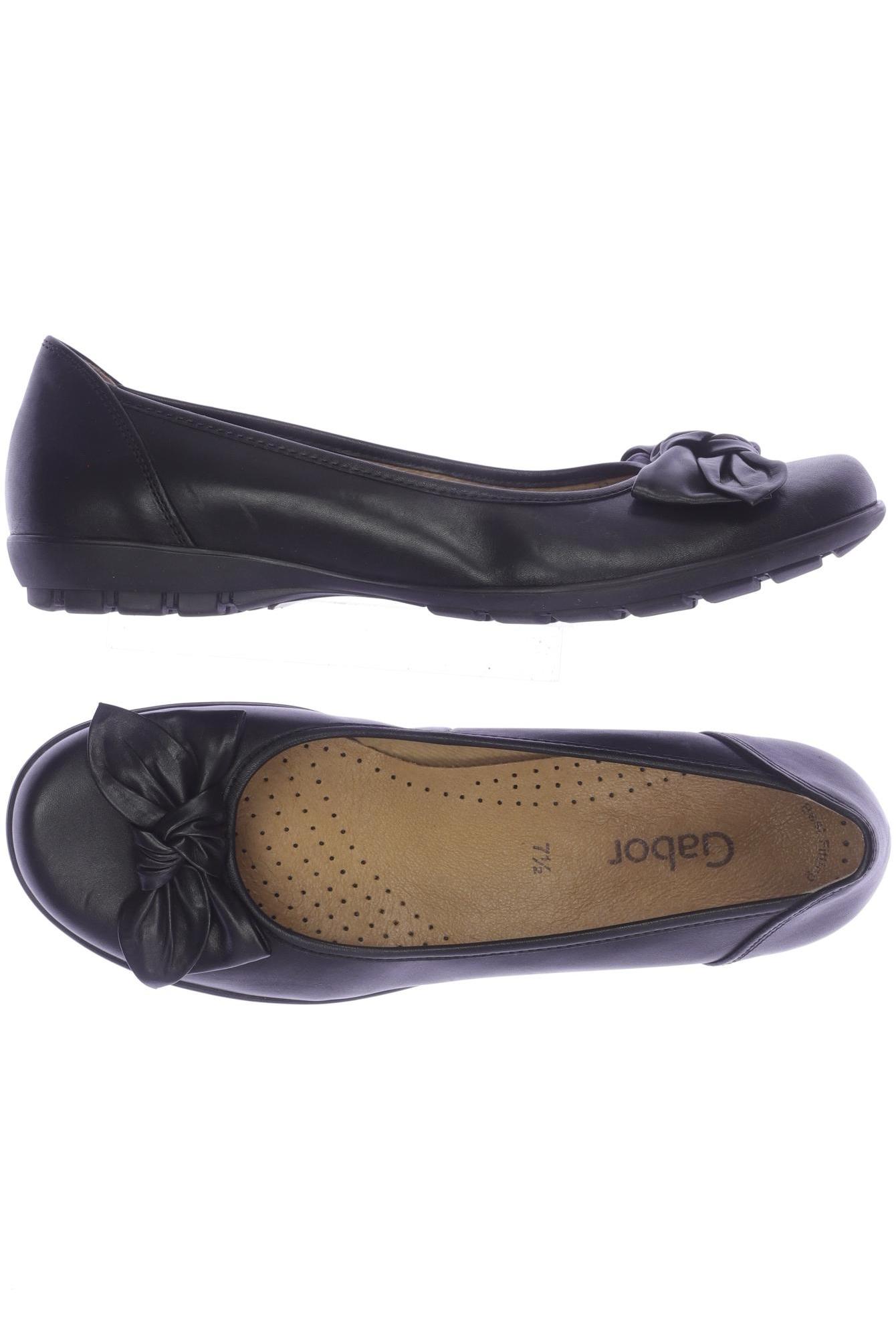 

Gabor Damen Ballerinas, schwarz, Gr. 7.5