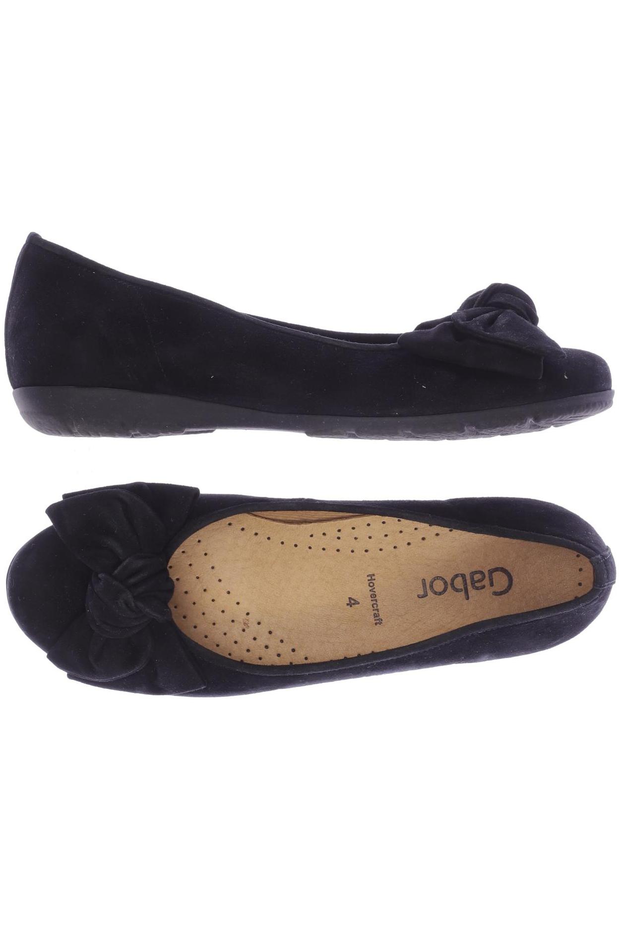 

Gabor Damen Ballerinas, schwarz, Gr. 4