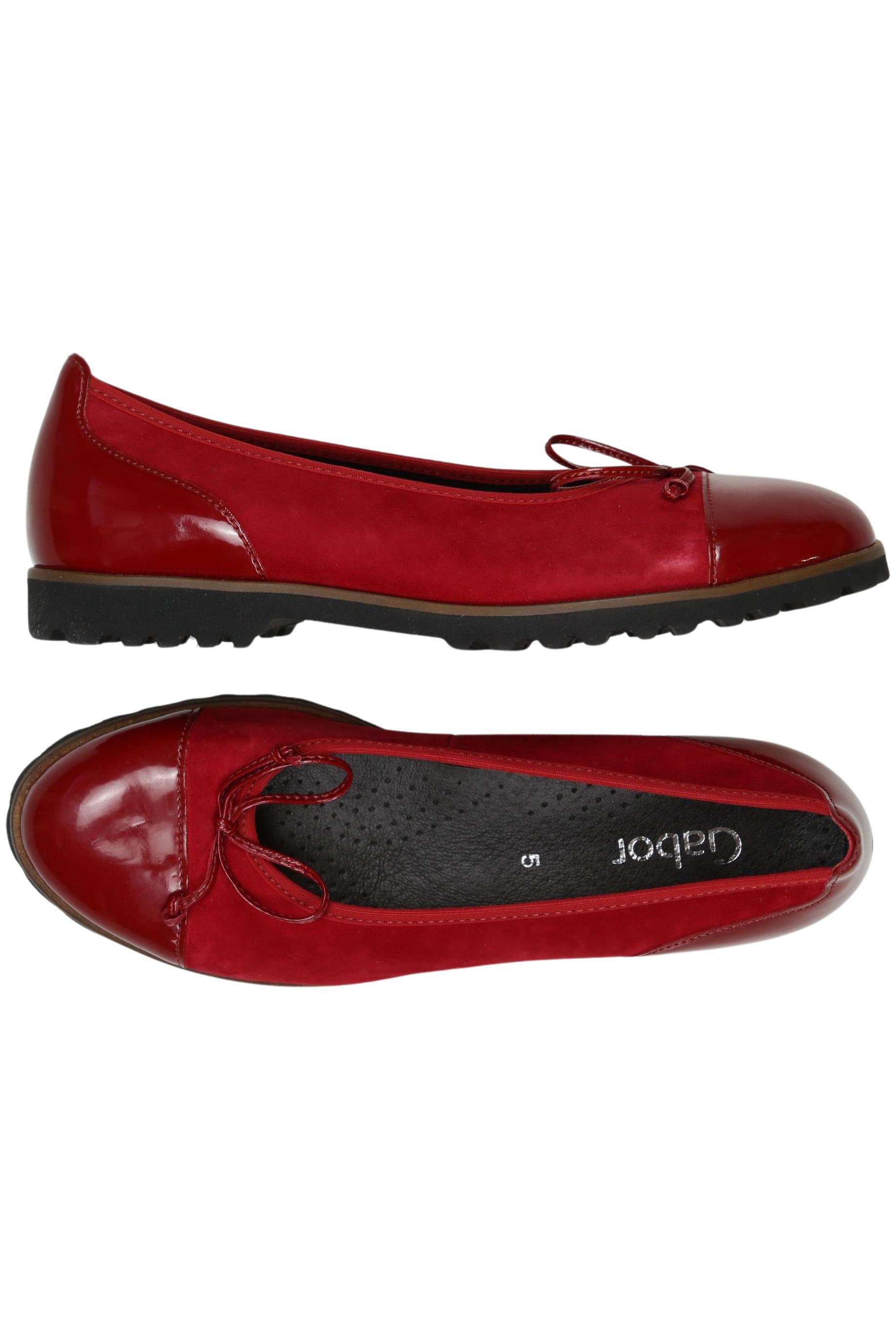 

Gabor Damen Ballerinas, rot, Gr. 5