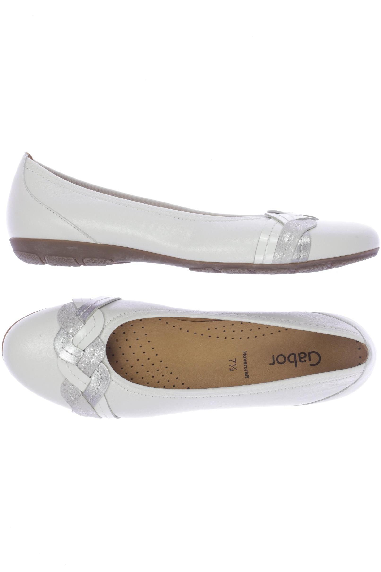 

Gabor Damen Ballerinas, weiß, Gr. 7.5