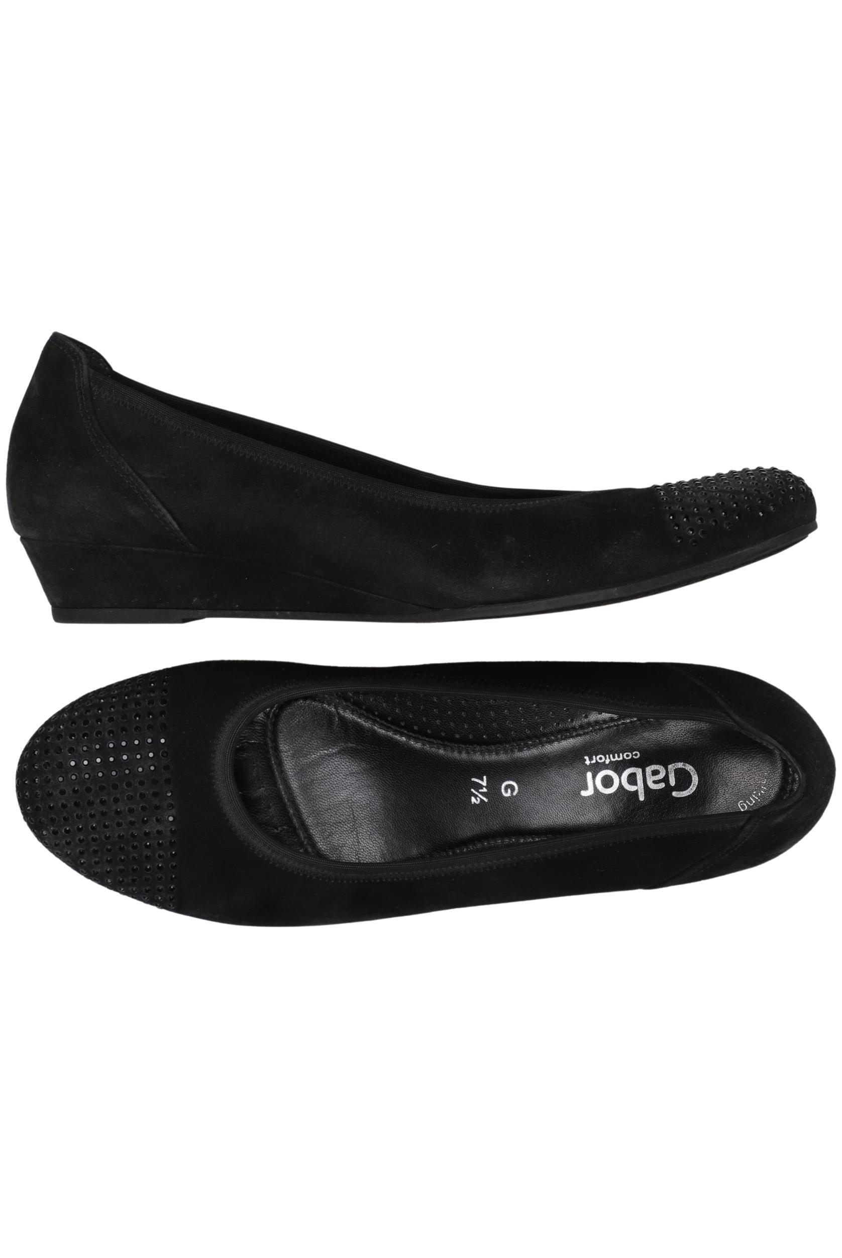 

Gabor Damen Ballerinas, schwarz, Gr. 7.5