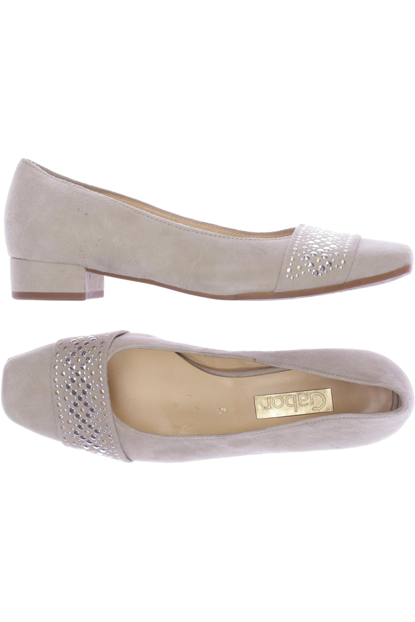 

Gabor Damen Ballerinas, beige, Gr. 5