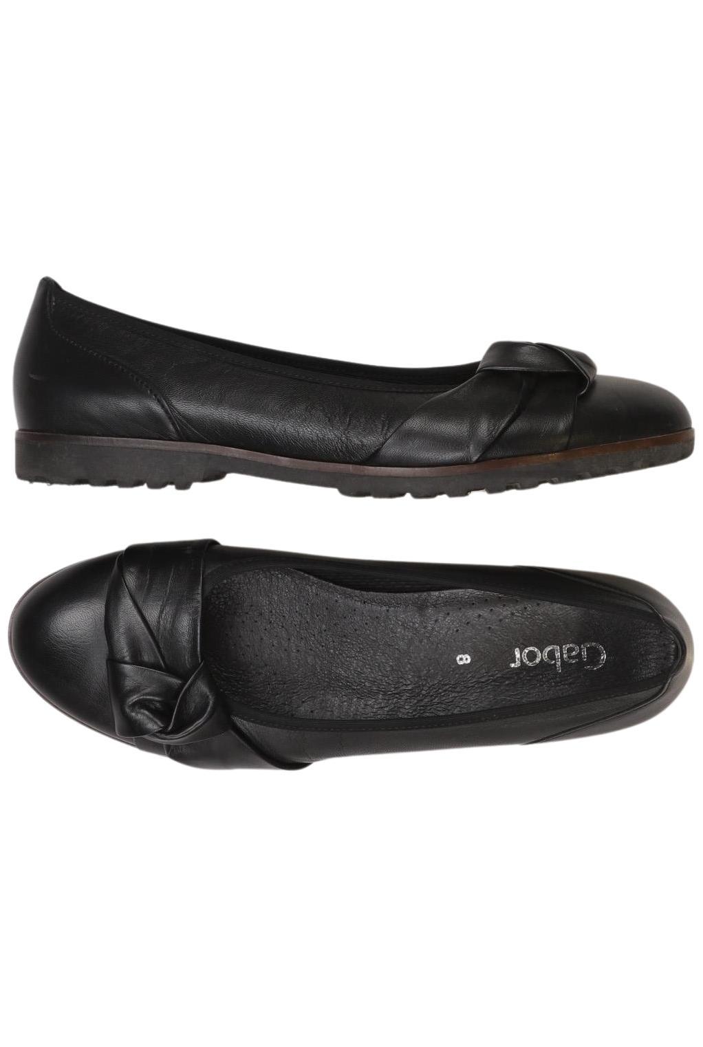 

Gabor Damen Ballerinas, schwarz, Gr. 8
