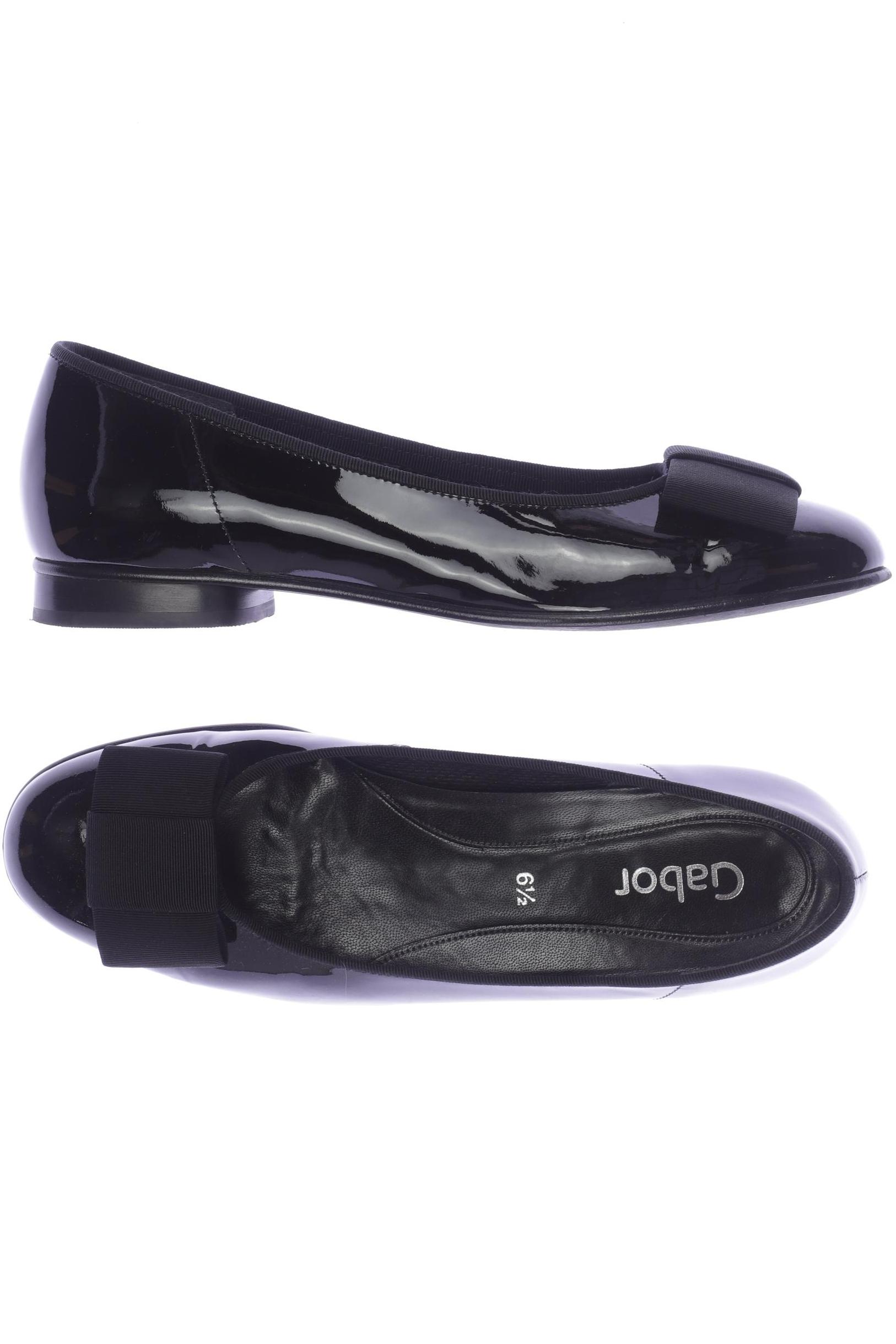 

Gabor Damen Ballerinas, schwarz, Gr. 6.5