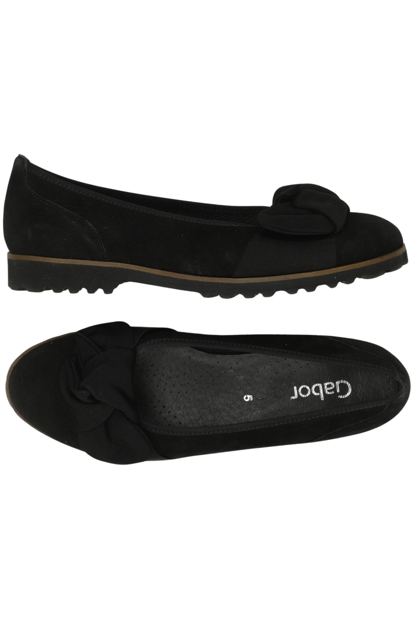 

Gabor Damen Ballerinas, schwarz, Gr. 5