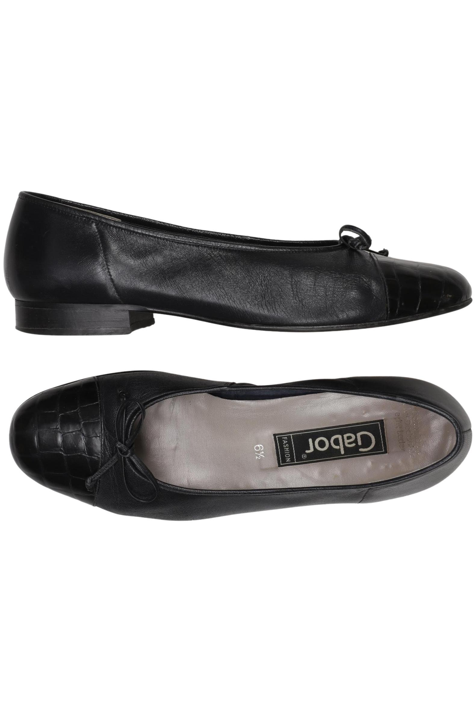 

Gabor Damen Ballerinas, schwarz, Gr. 6.5