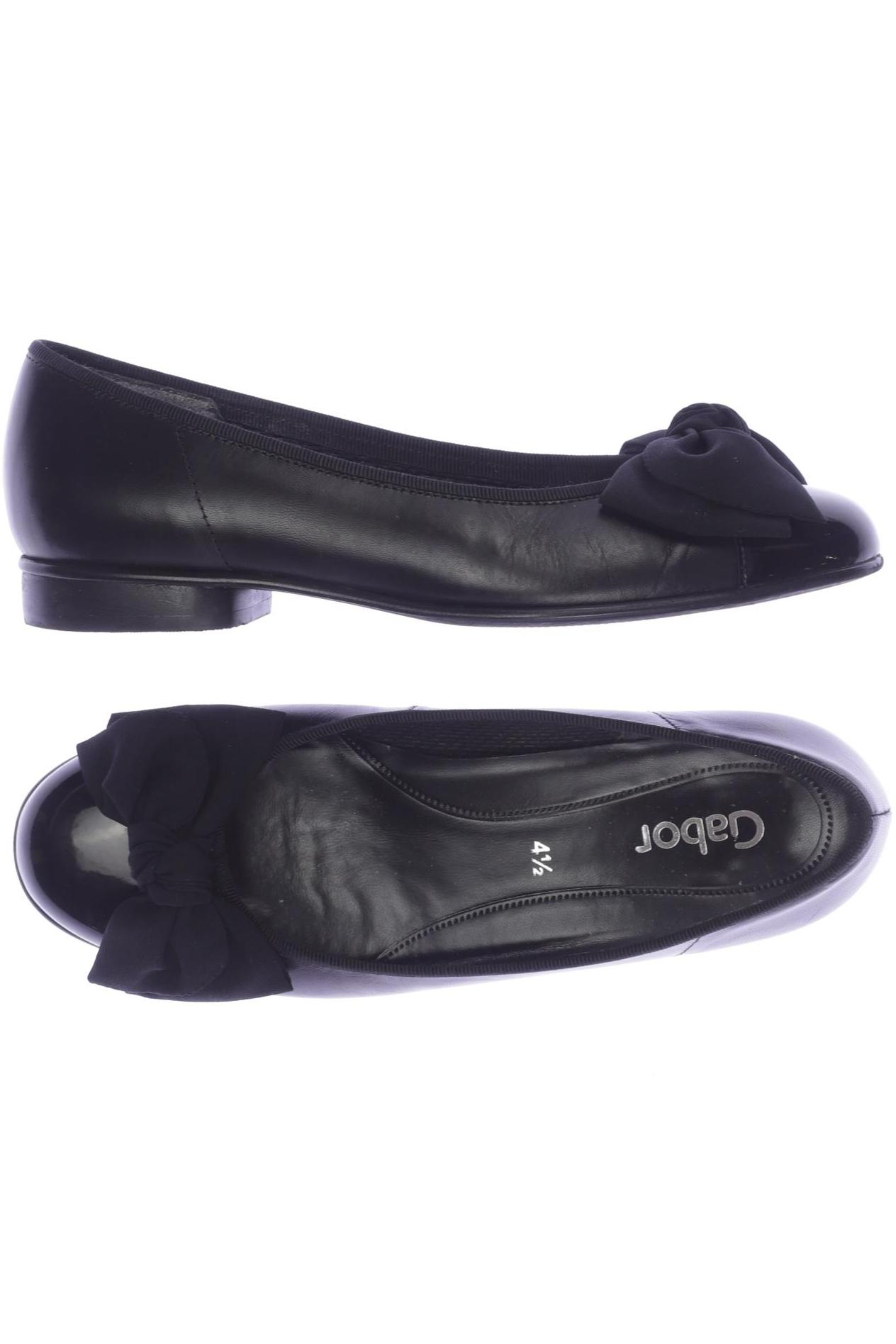 

Gabor Damen Ballerinas, schwarz, Gr. 4.5