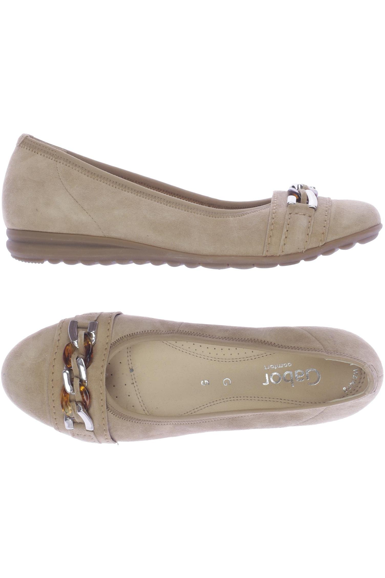 

Gabor Damen Ballerinas, beige, Gr. 5