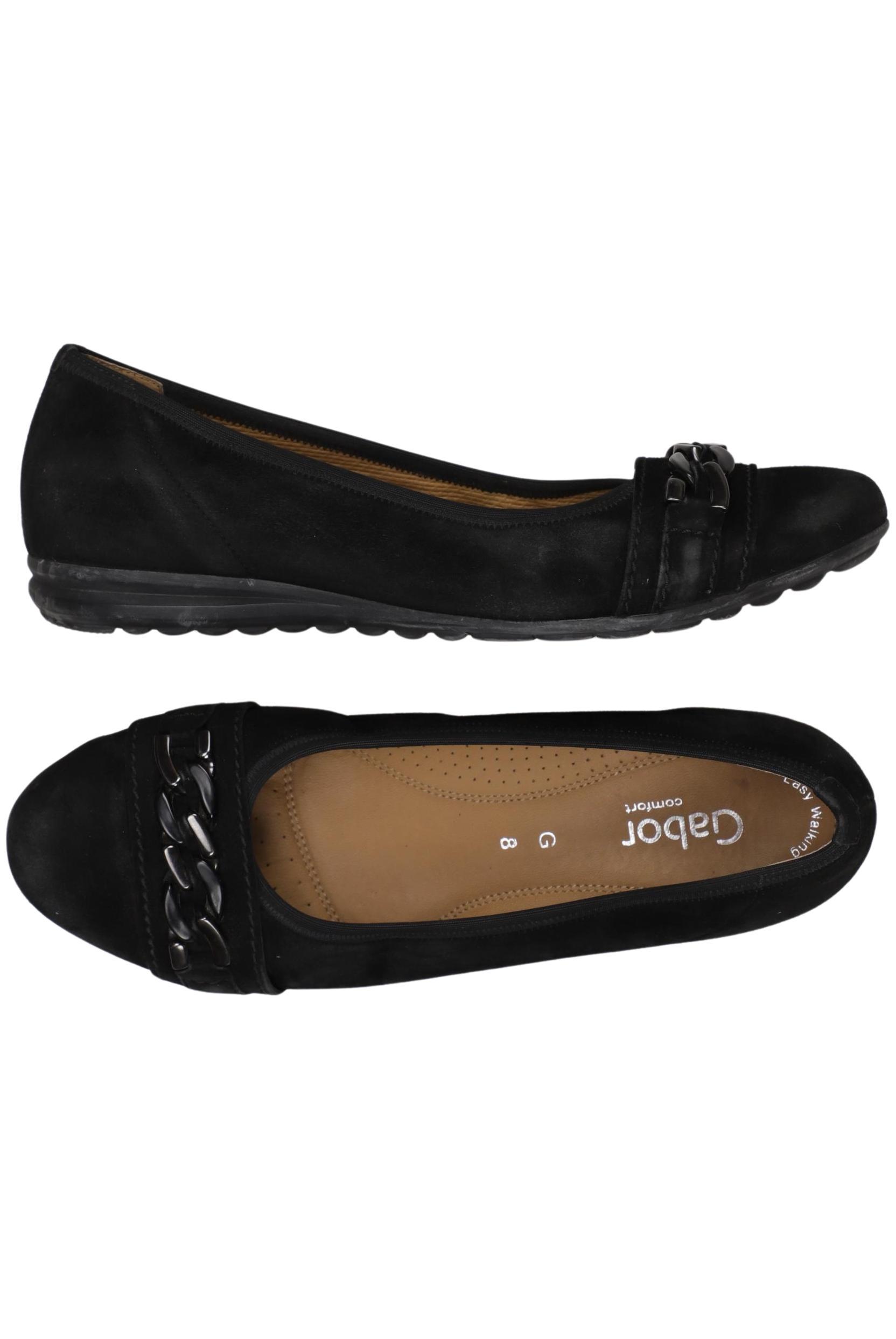 

Gabor Damen Ballerinas, schwarz, Gr. 8