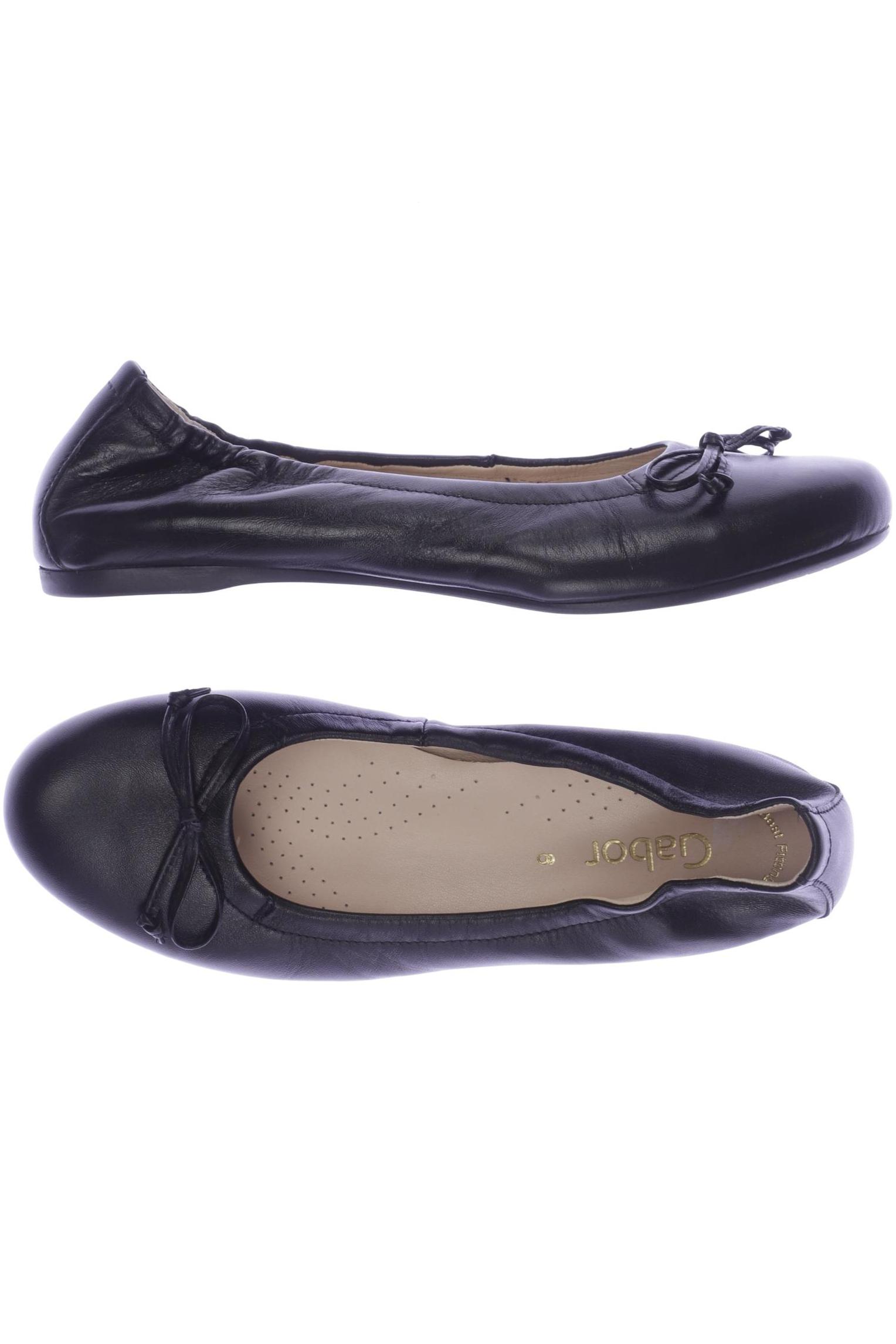

Gabor Damen Ballerinas, schwarz, Gr. 6