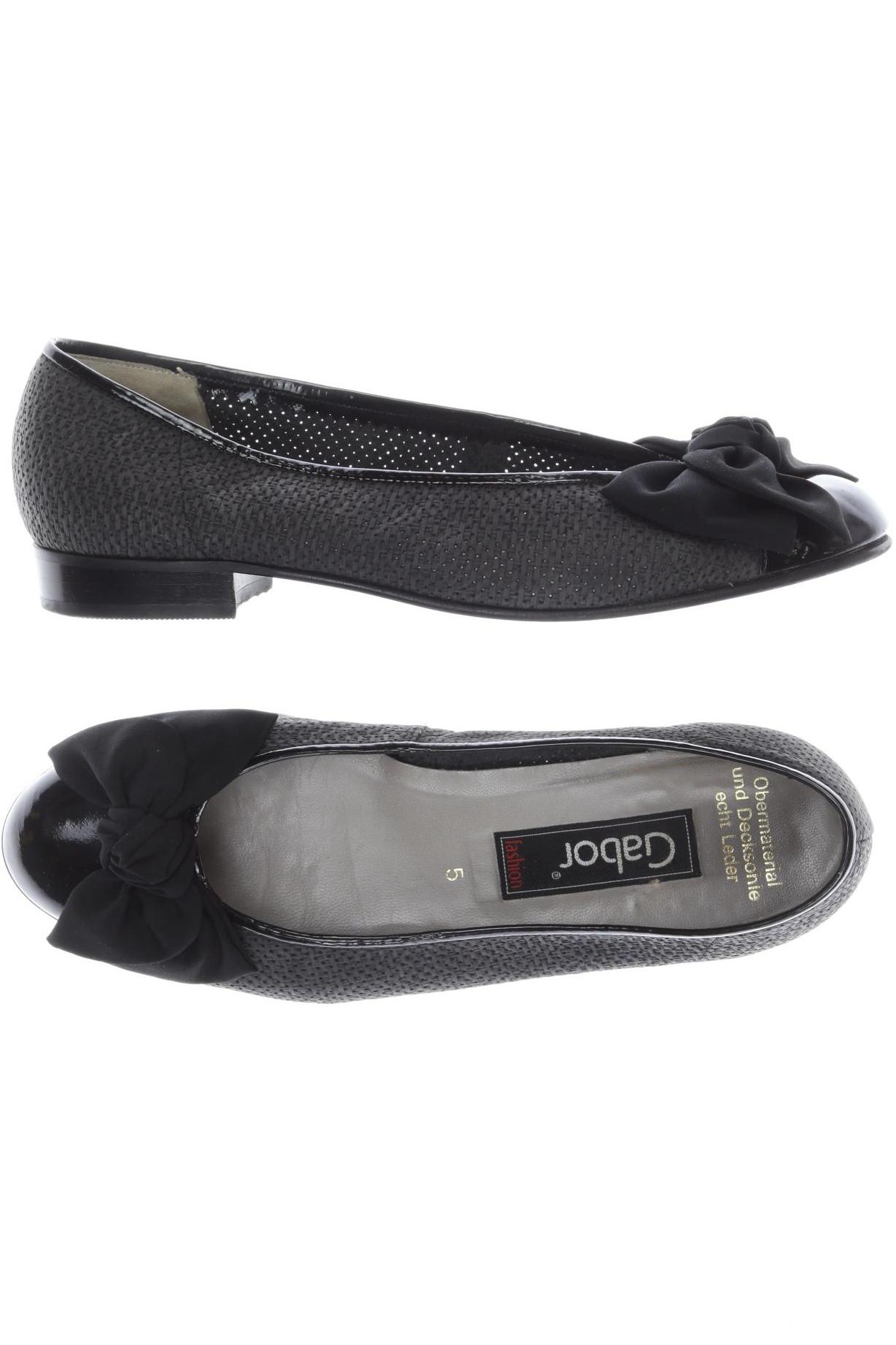 

Gabor Damen Ballerinas, schwarz, Gr. 5