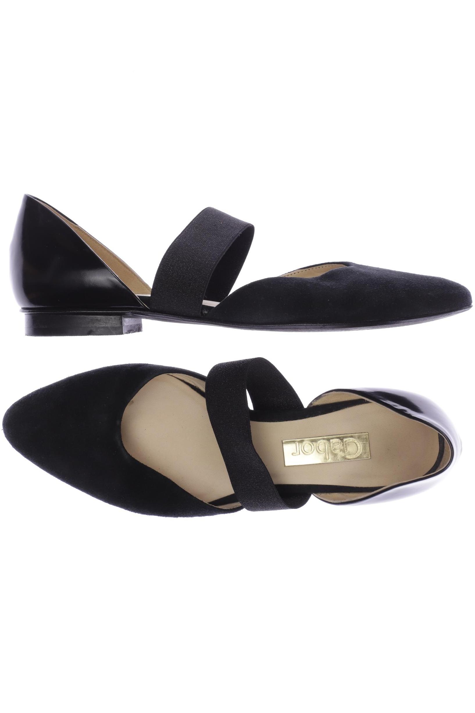 

Gabor Damen Ballerinas, schwarz, Gr. 4.5