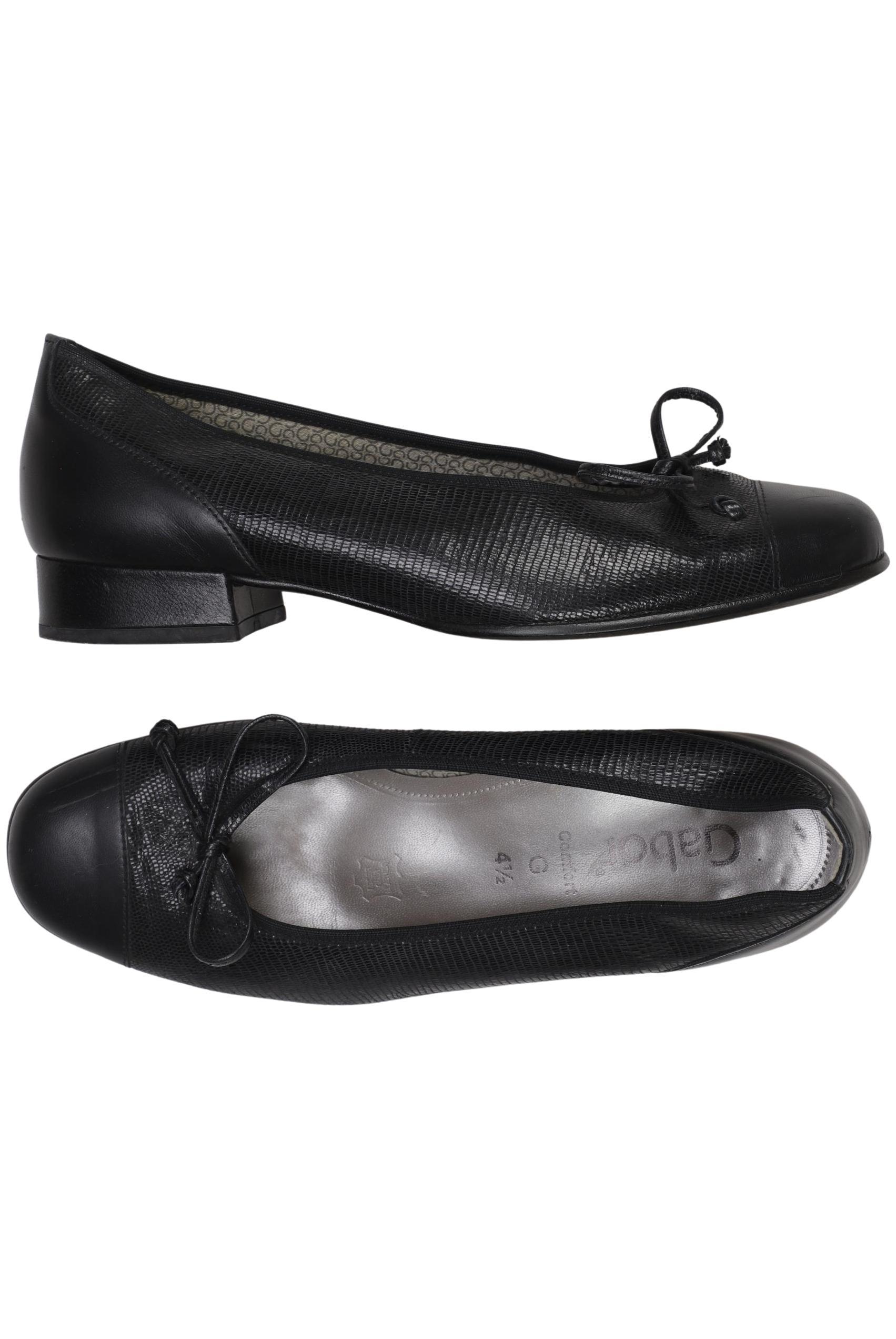 

Gabor Damen Ballerinas, schwarz, Gr. 4.5