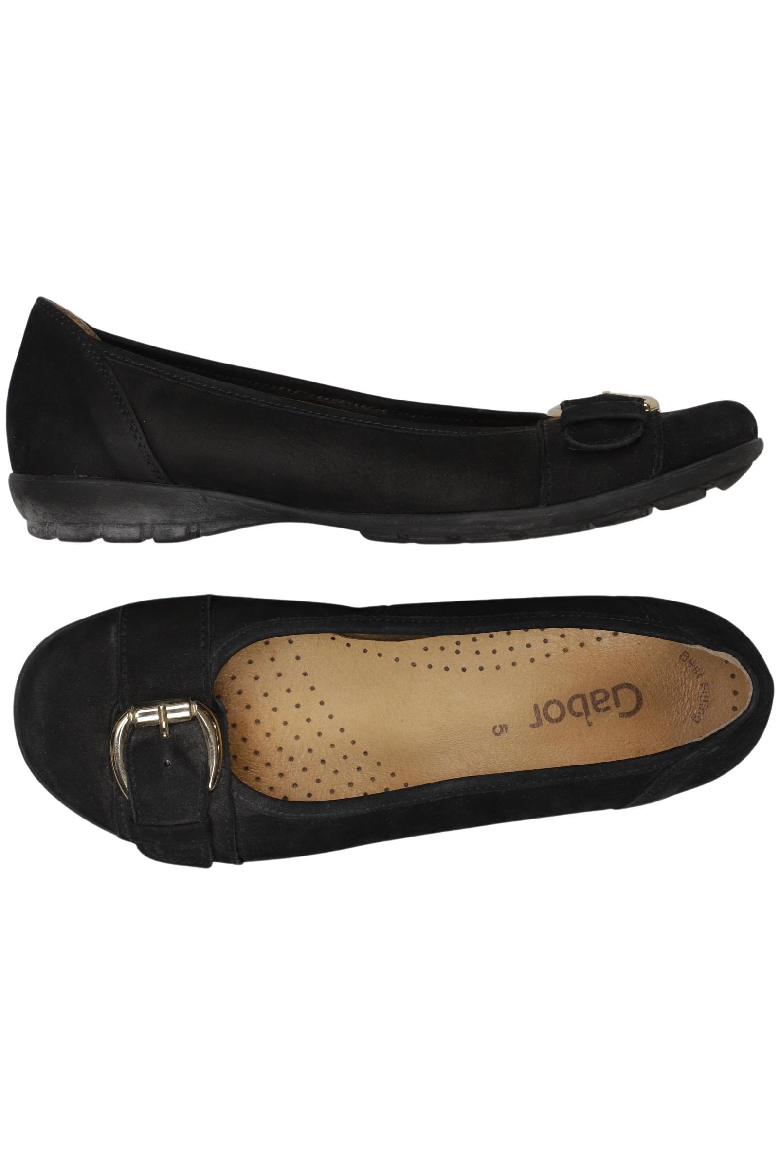 

Gabor Damen Ballerinas, schwarz, Gr. 5