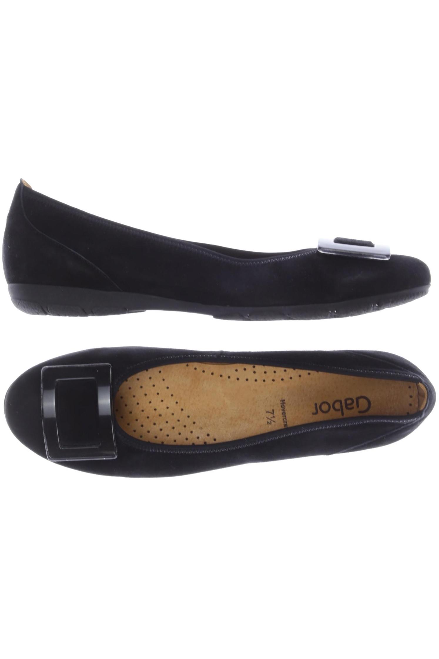 Thumbnail - Gabor Damen Ballerinas, schwarz, Gr. 7.5