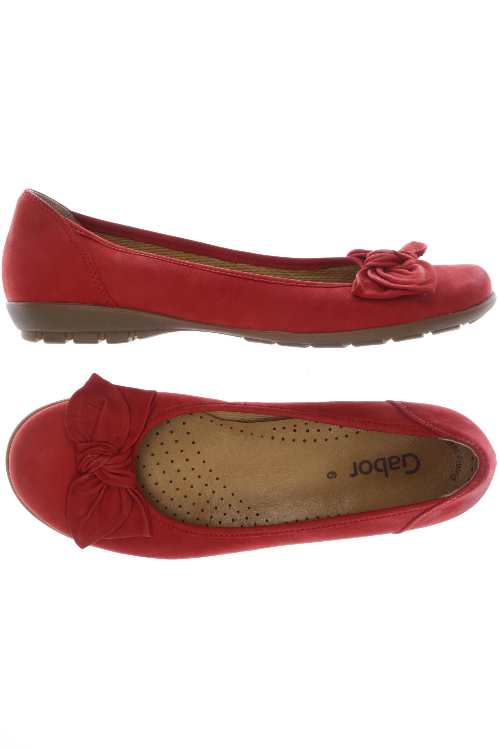 

Gabor Damen Ballerinas, rot, Gr. 6