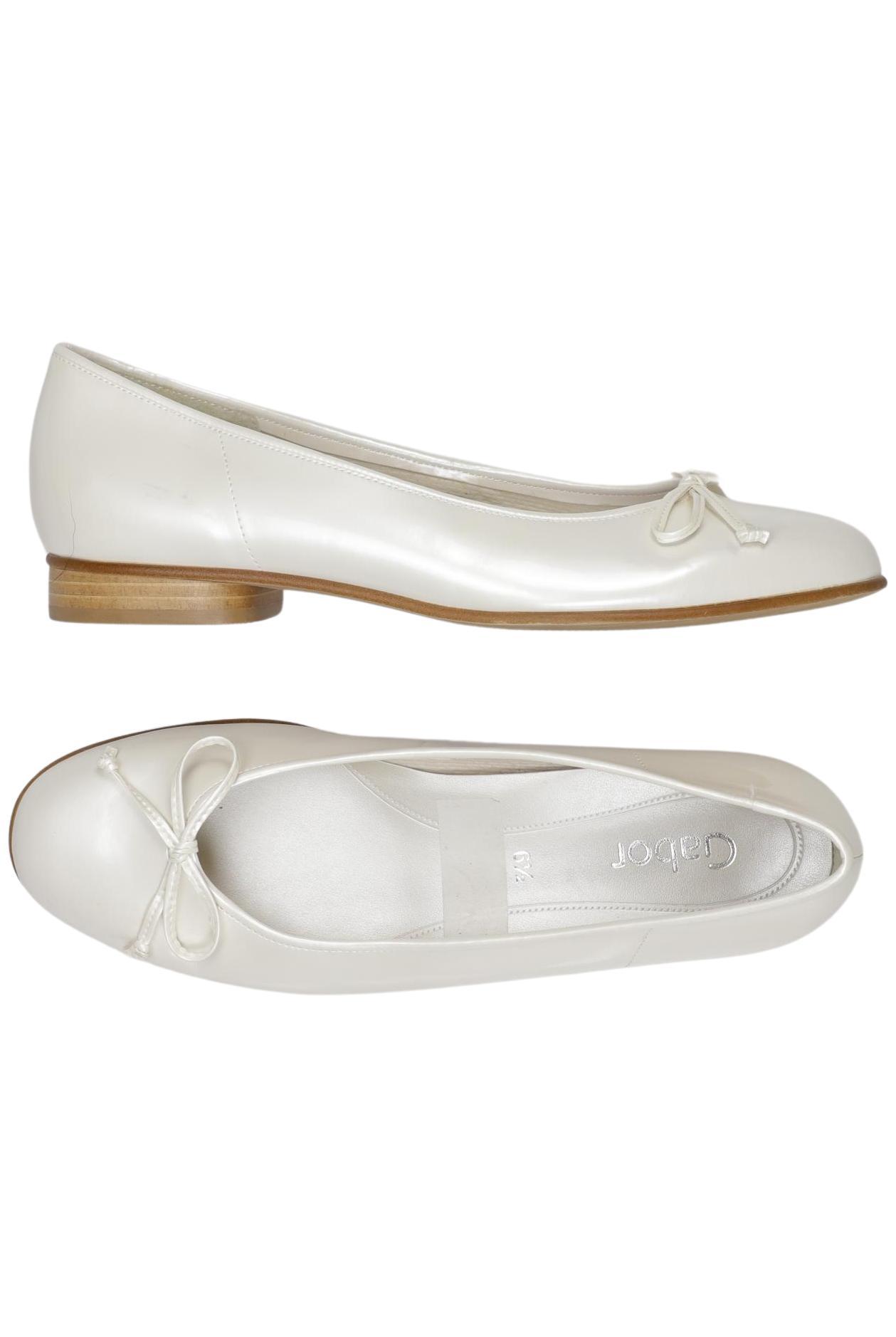 

Gabor Damen Ballerinas, cremeweiß, Gr. 6.5