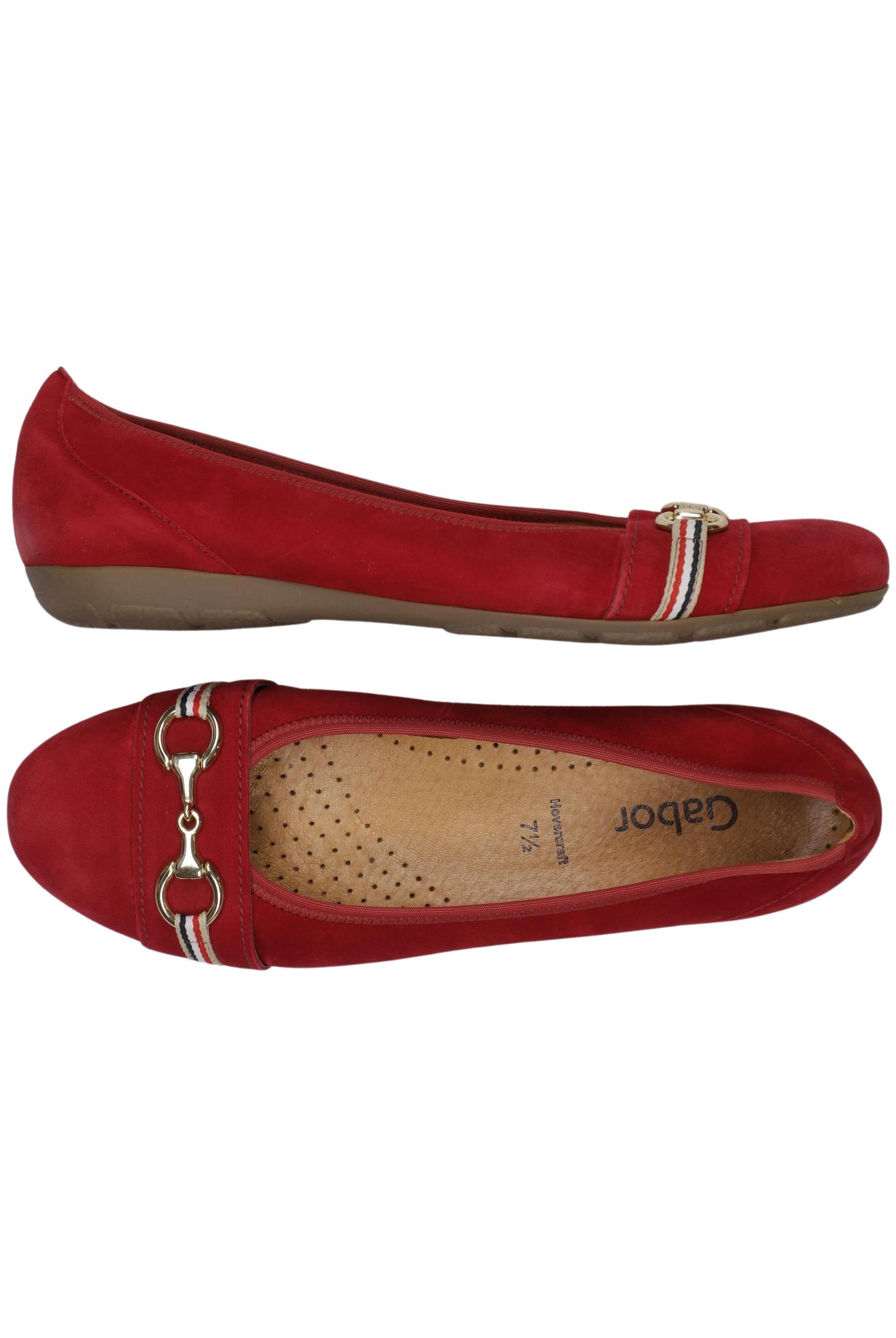 

Gabor Damen Ballerinas, rot, Gr. 7.5