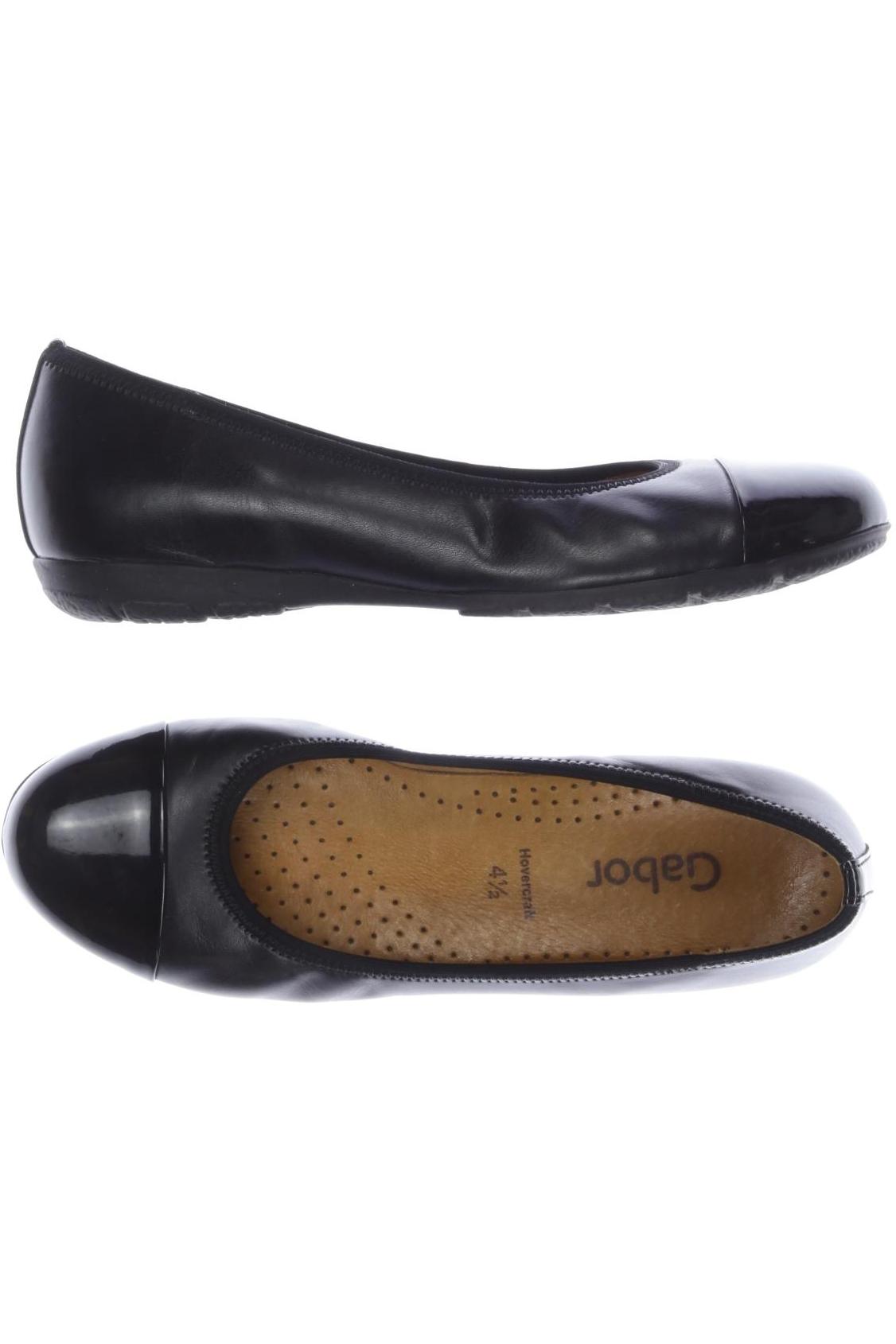 

Gabor Damen Ballerinas, schwarz, Gr. 4.5