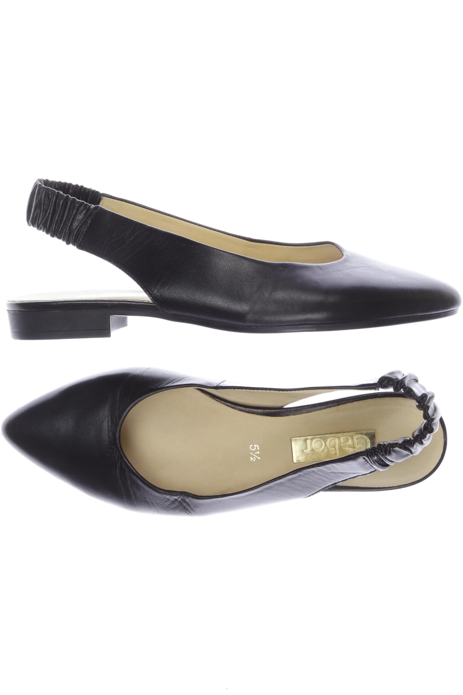 

Gabor Damen Ballerinas, schwarz, Gr. 5.5