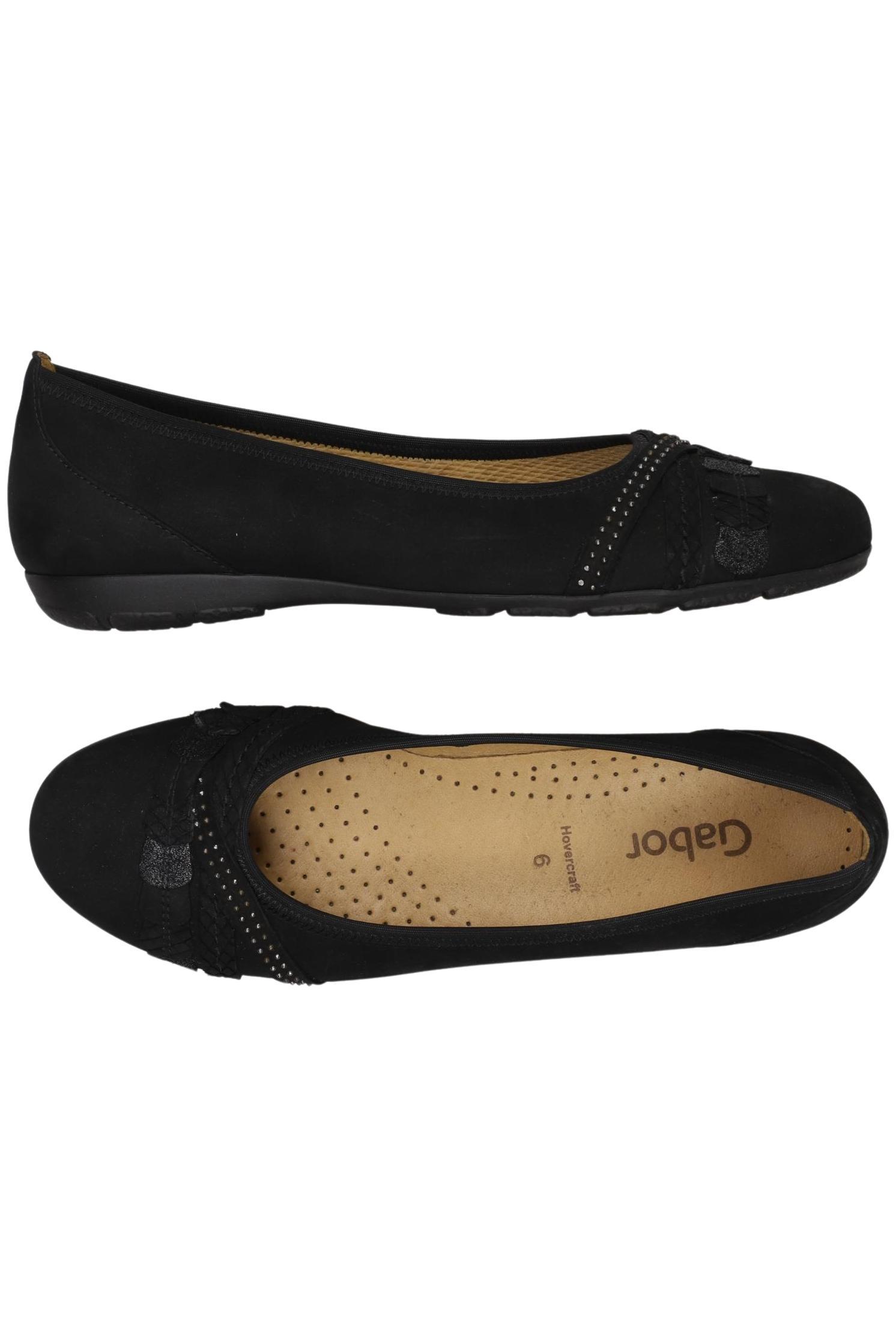 

Gabor Damen Ballerinas, schwarz, Gr. 6