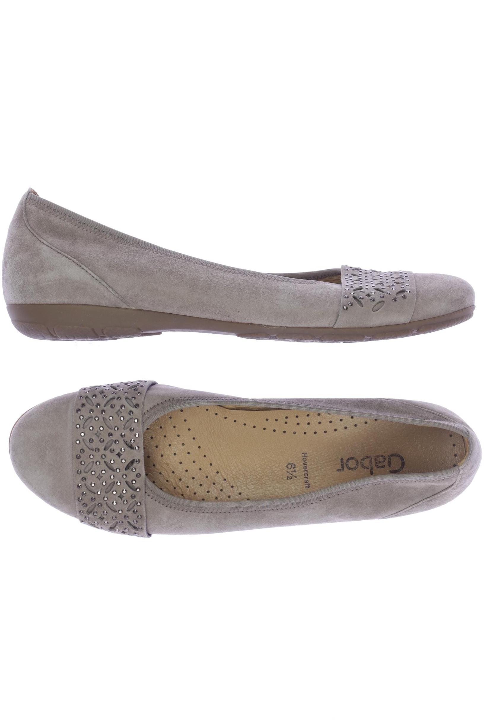 

Gabor Damen Ballerinas, grau, Gr. 6.5