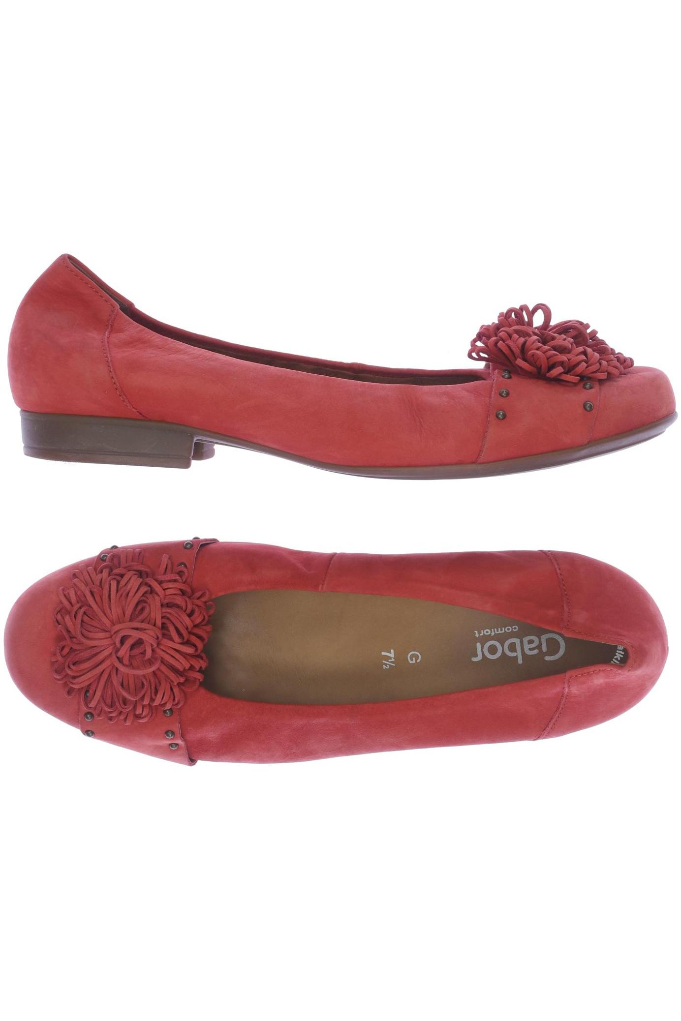 

Gabor Damen Ballerinas, rot, Gr. 7.5
