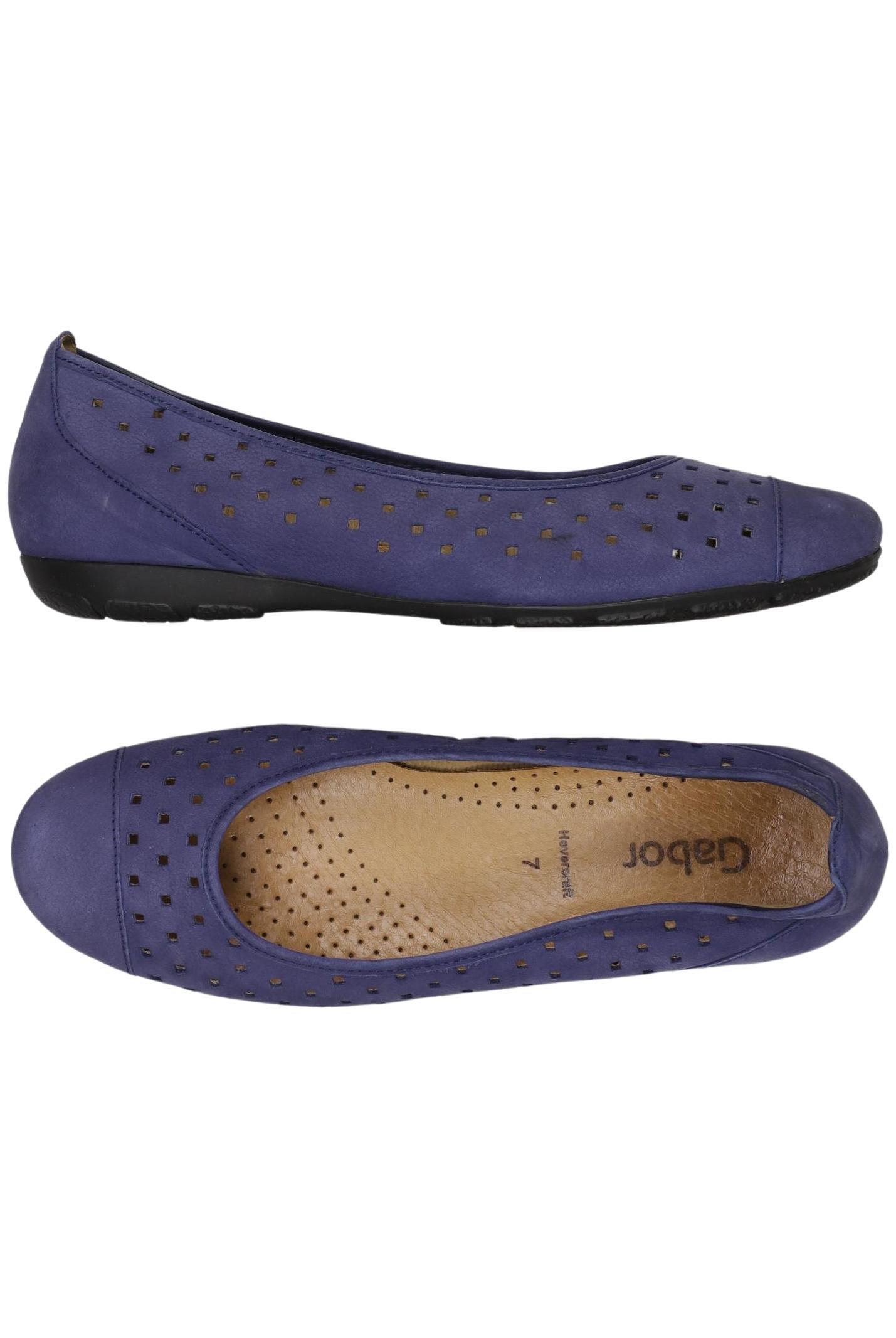 

Gabor Damen Ballerinas, blau, Gr. 7