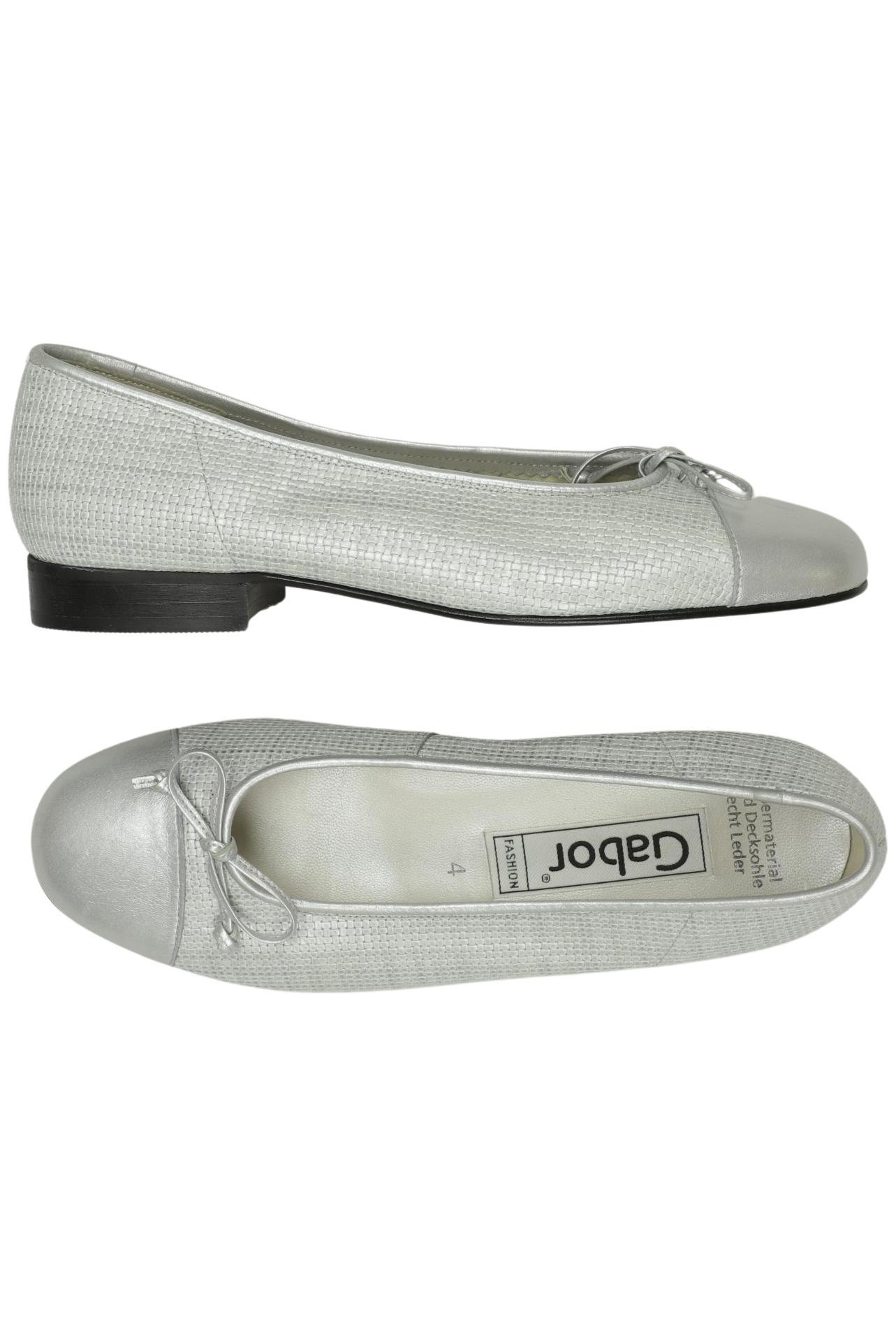 

Gabor Damen Ballerinas, silber, Gr. 4