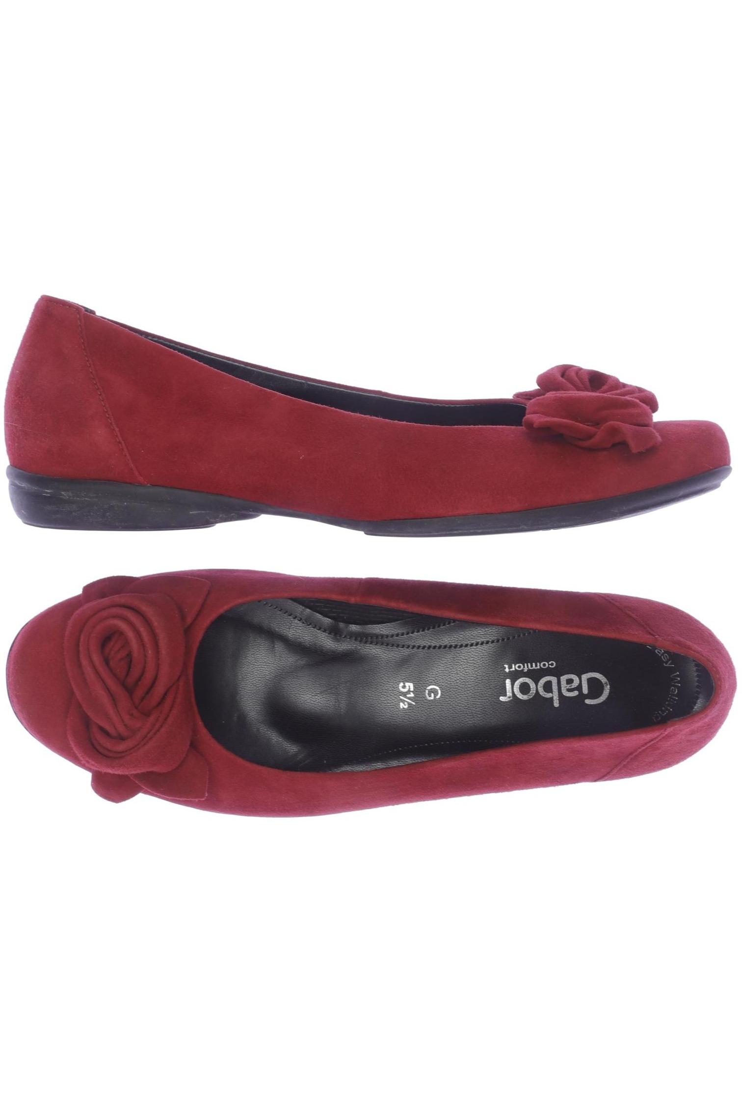 

Gabor Damen Ballerinas, rot, Gr. 5.5