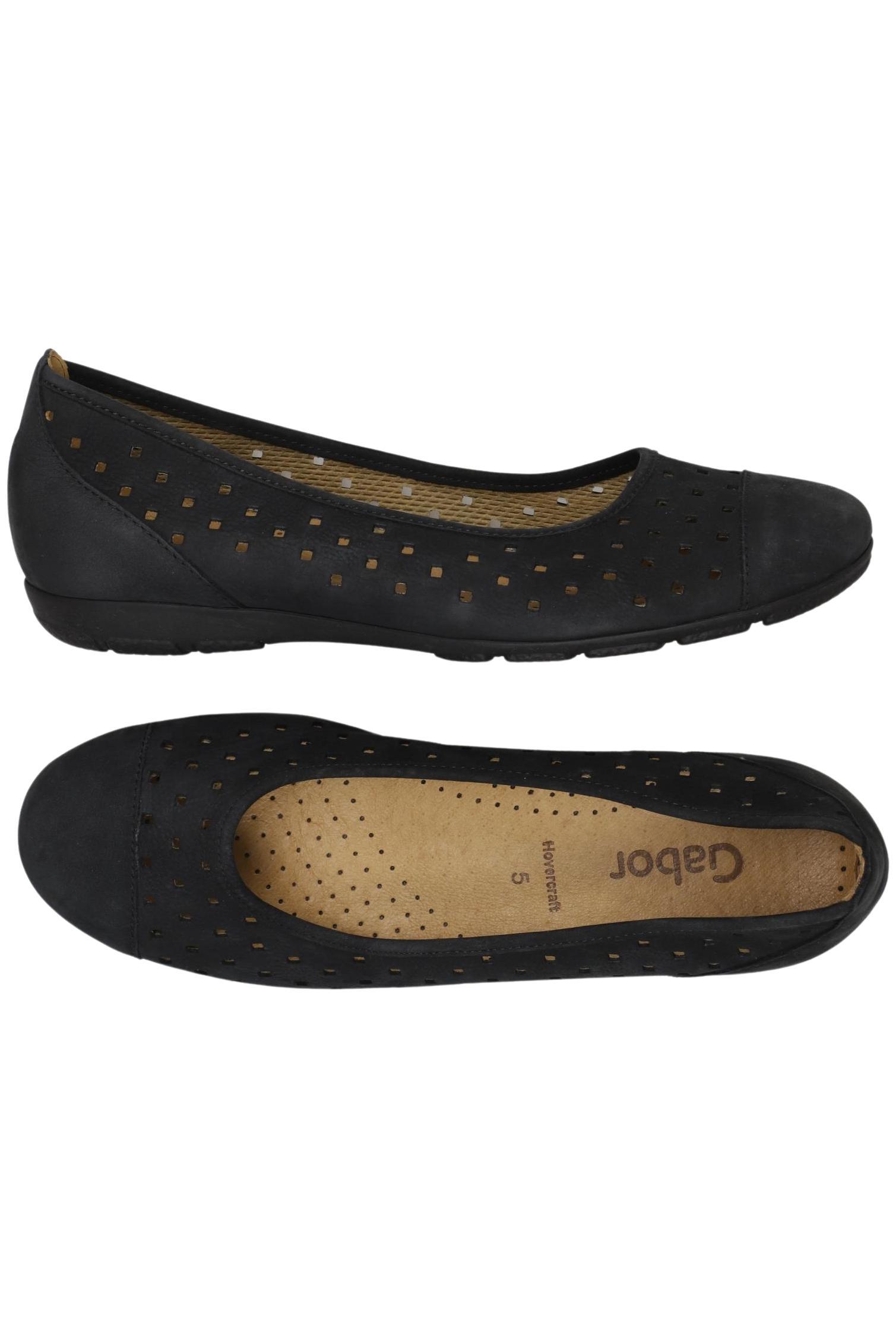 

Gabor Damen Ballerinas, schwarz, Gr. 5