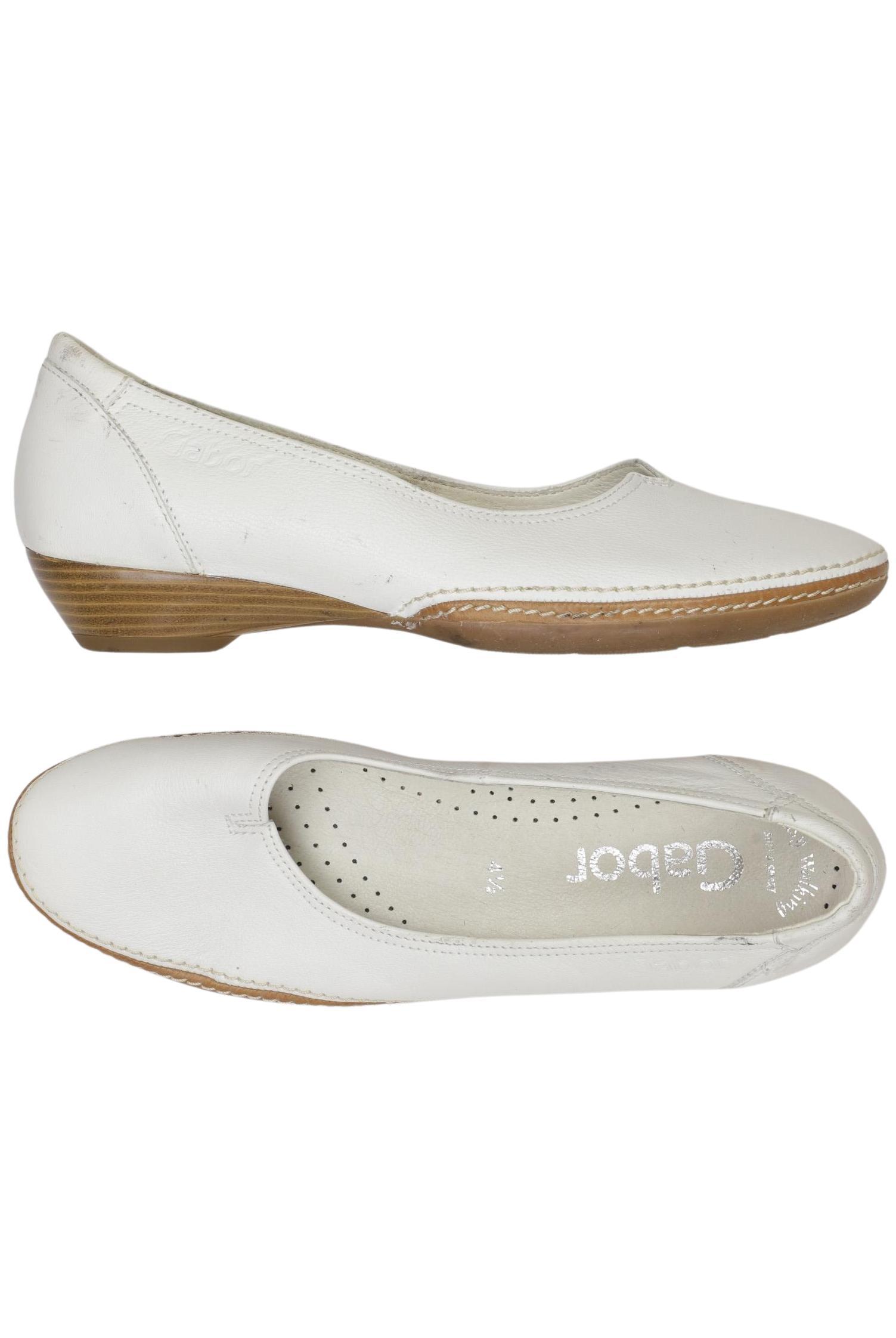

Gabor Damen Ballerinas, weiß, Gr. 4.5