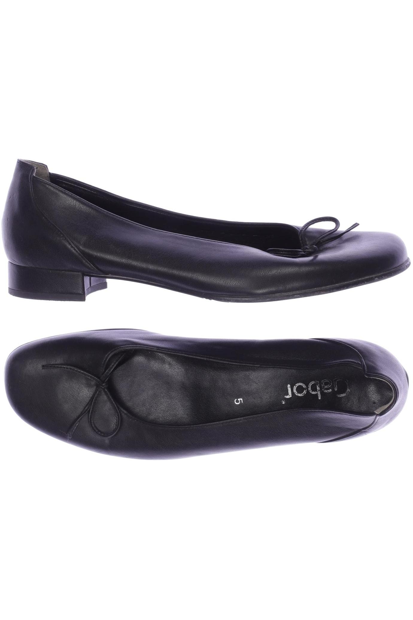 

Gabor Damen Ballerinas, schwarz, Gr. 5