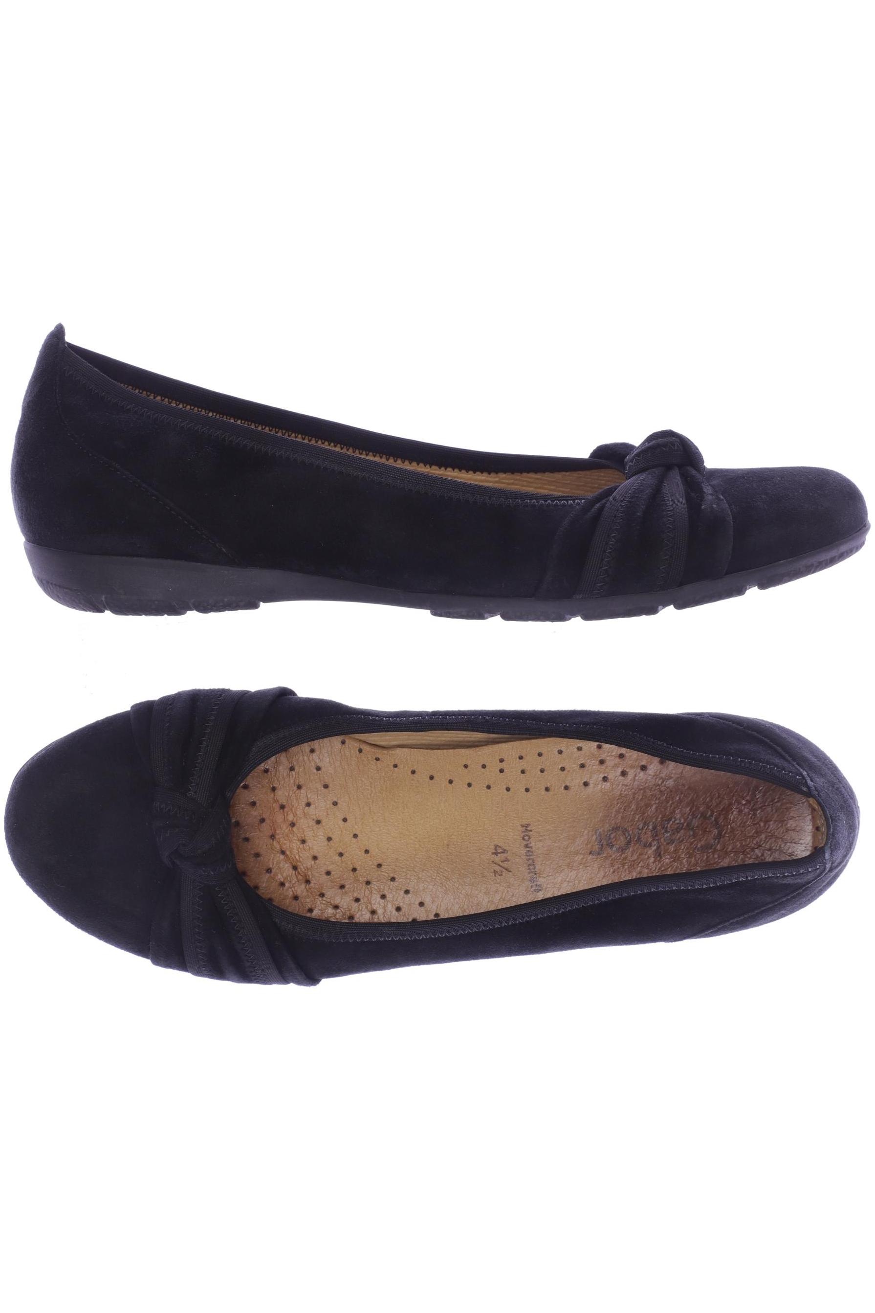 

Gabor Damen Ballerinas, schwarz, Gr. 4.5