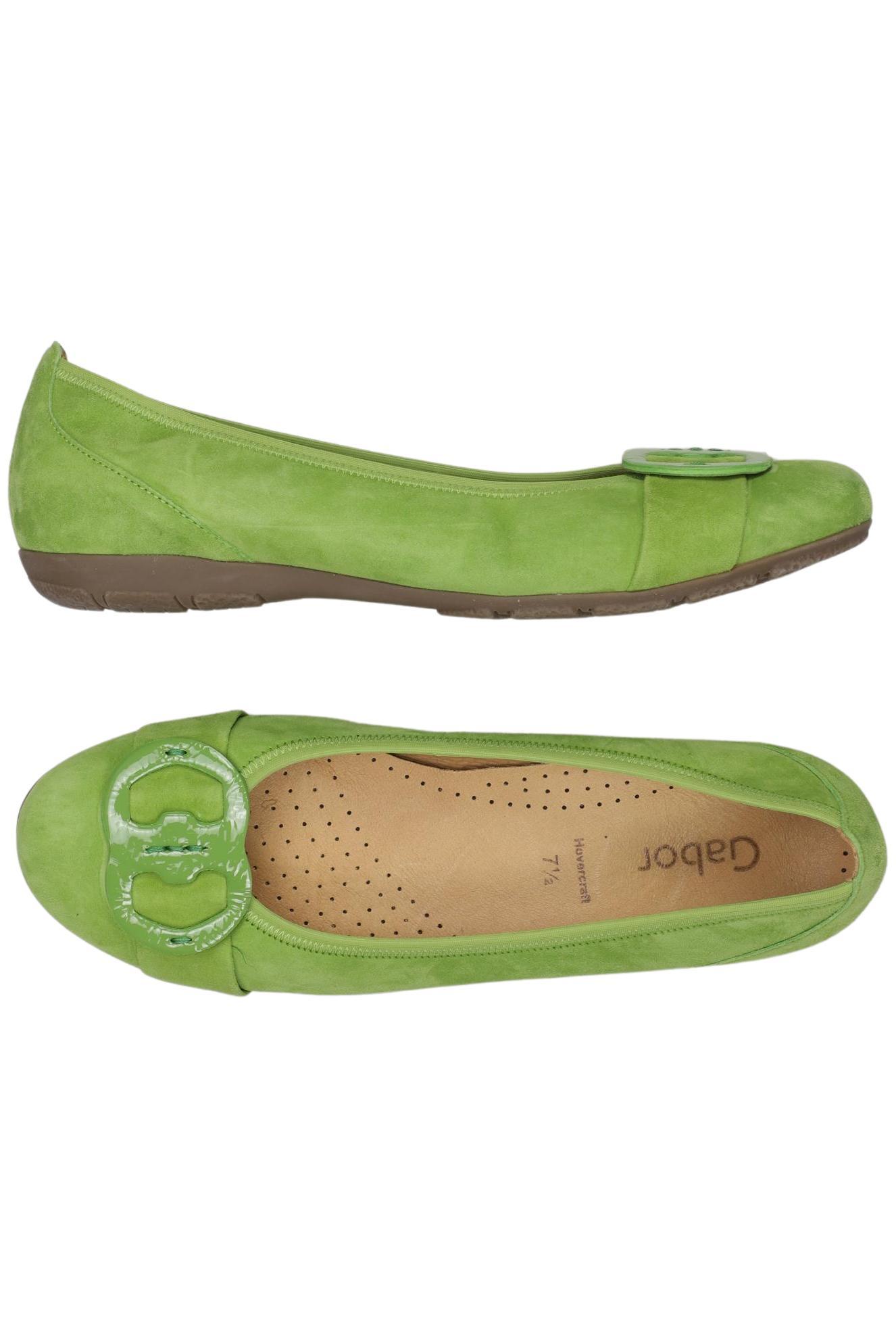 

Gabor Damen Ballerinas, grün, Gr. 7.5