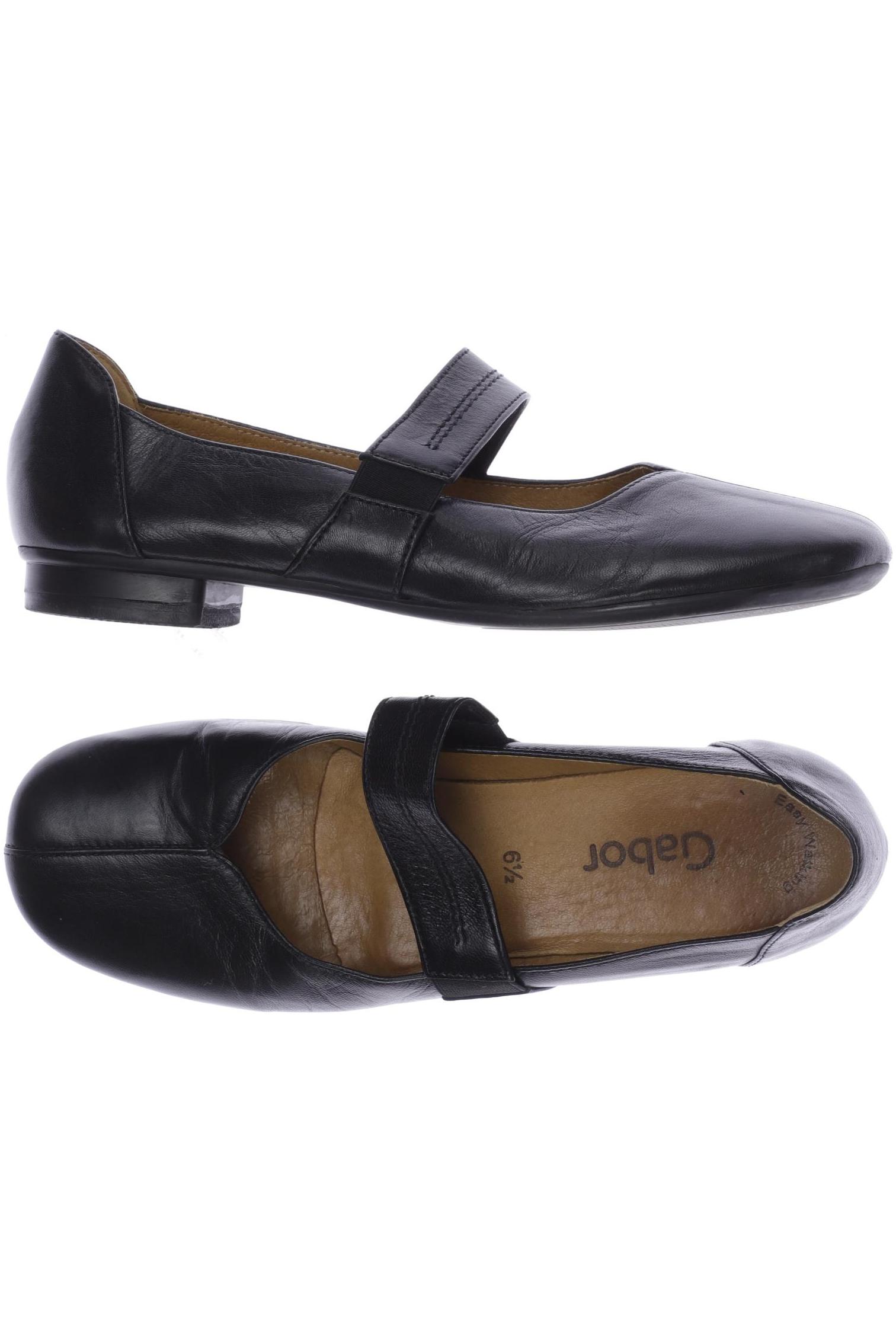

Gabor Damen Ballerinas, schwarz, Gr. 6.5