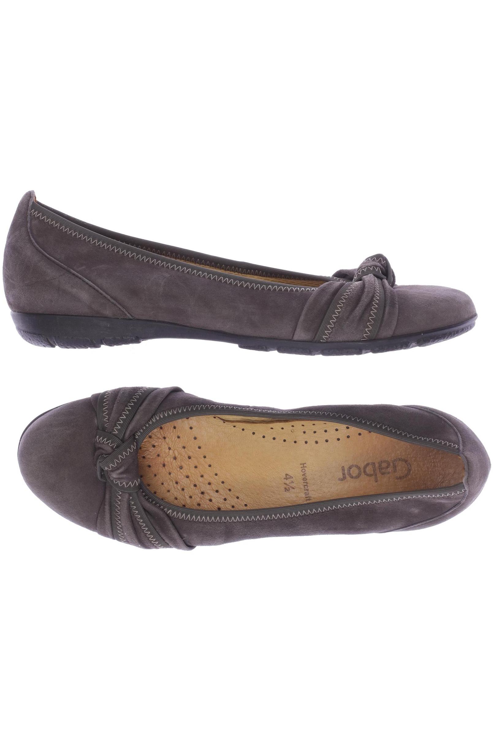 

Gabor Damen Ballerinas, grau, Gr. 4.5
