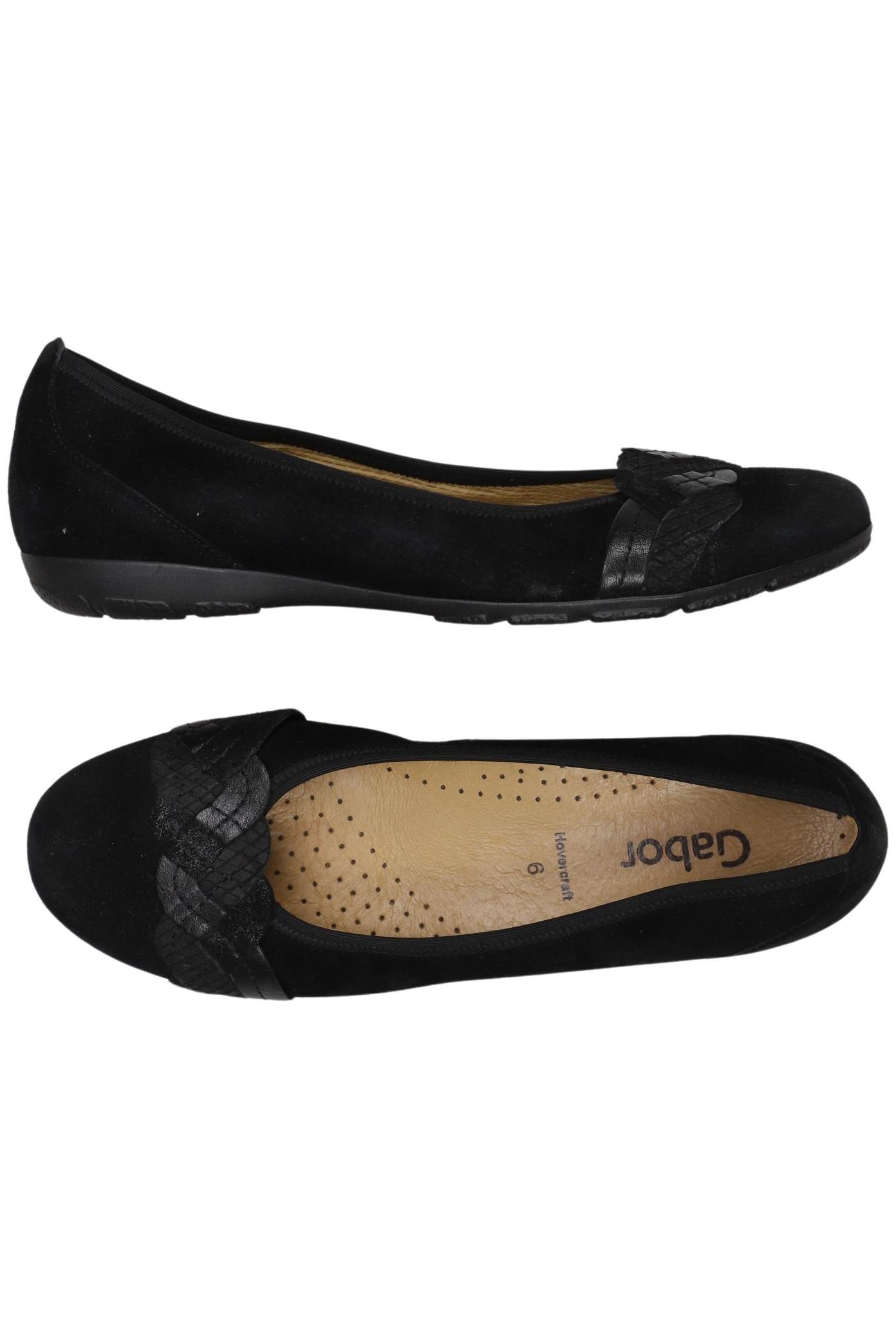 

Gabor Damen Ballerinas, schwarz, Gr. 6