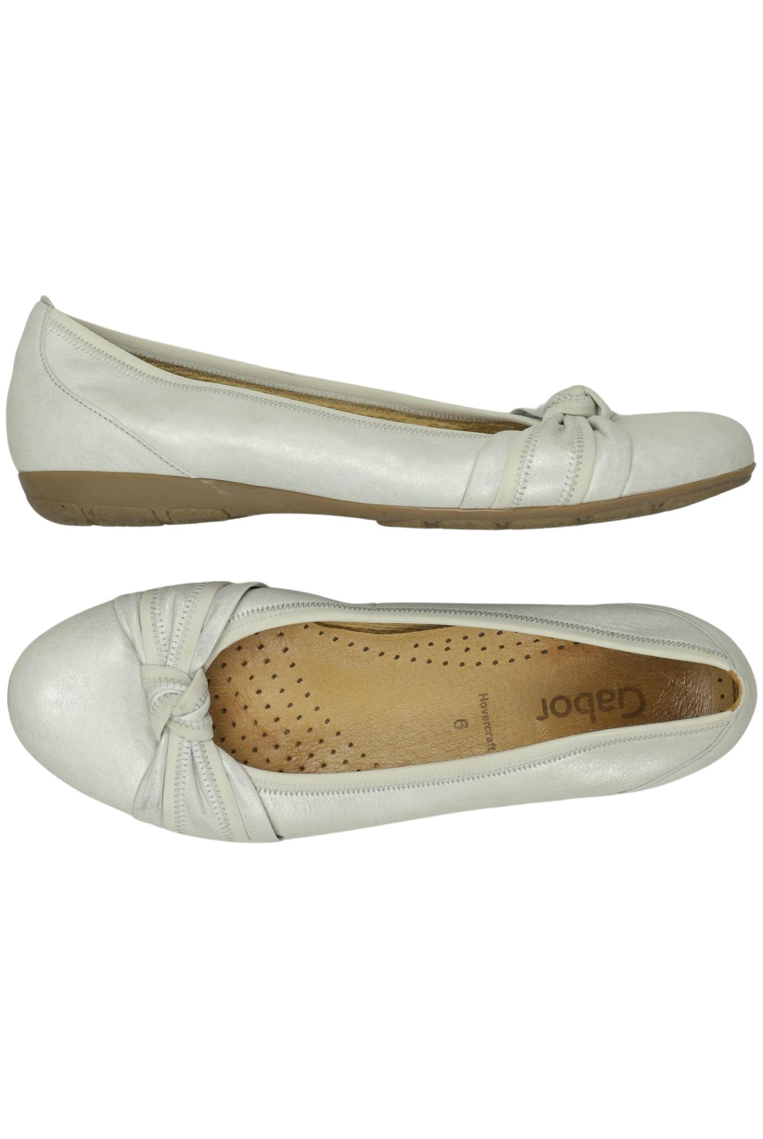 

Gabor Damen Ballerinas, weiß, Gr. 6